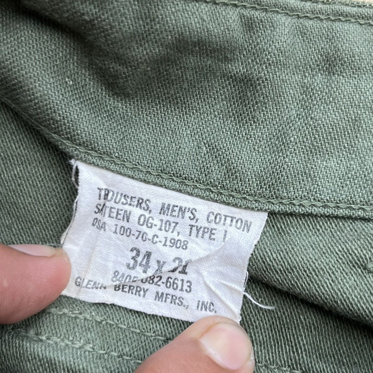 Alpha Industries UTILITY FATIGUE OG 107 VINTAGE MILITARY PANTS / BUZZ RICKSON Size US 34 / EU 50 - 3 Thumbnail
