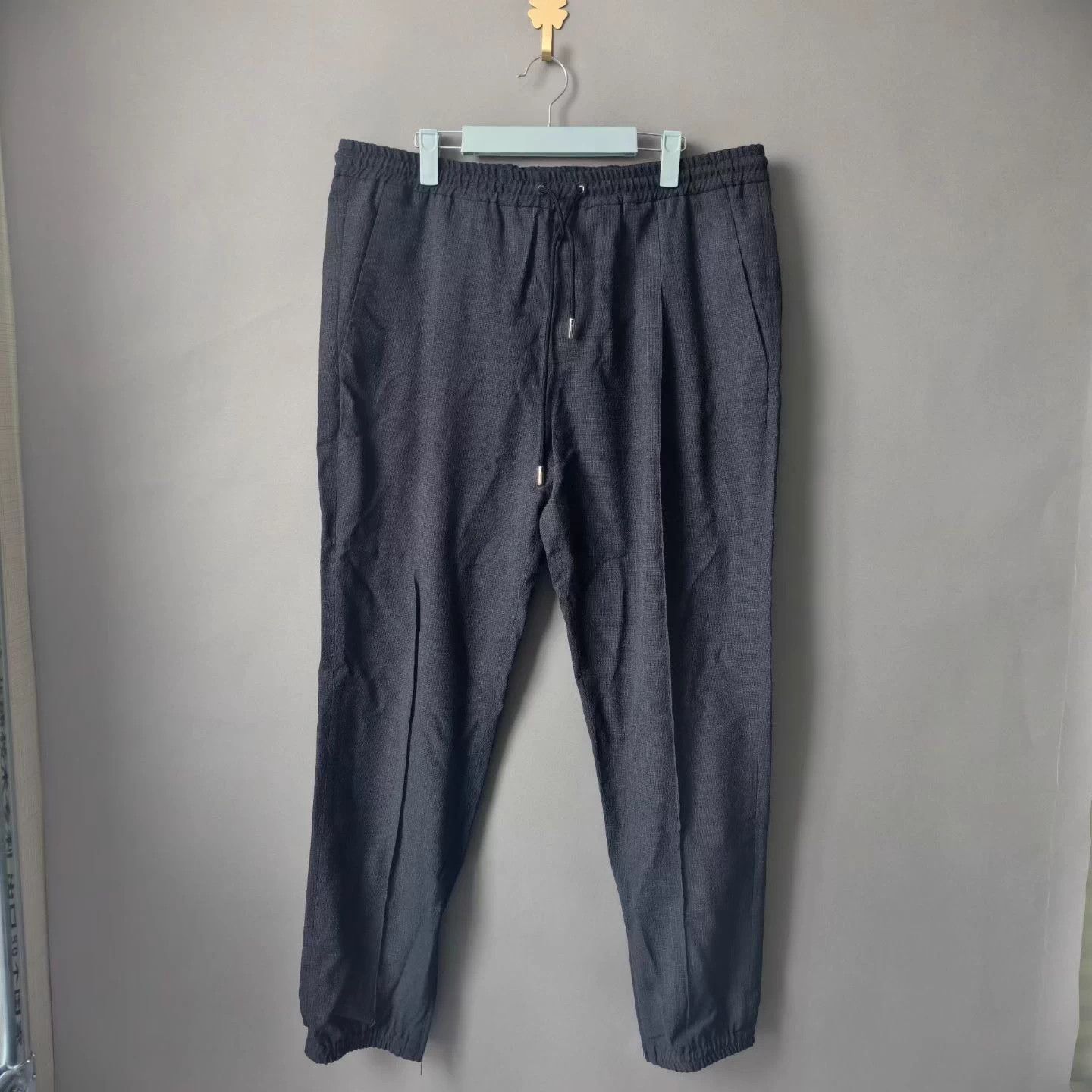 Dior DIOR gray tailored pants waist elastic IT 52 Size US 40 / EU 56 - 1 Thumbnail