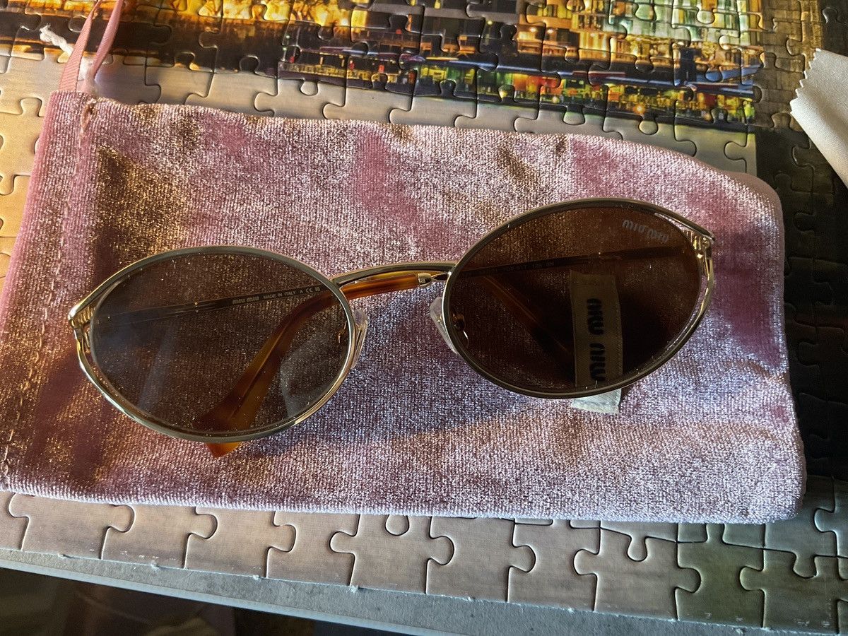 Miu Miu Miu Miu Logo sunglasses Size ONE SIZE - 2 Thumbnail