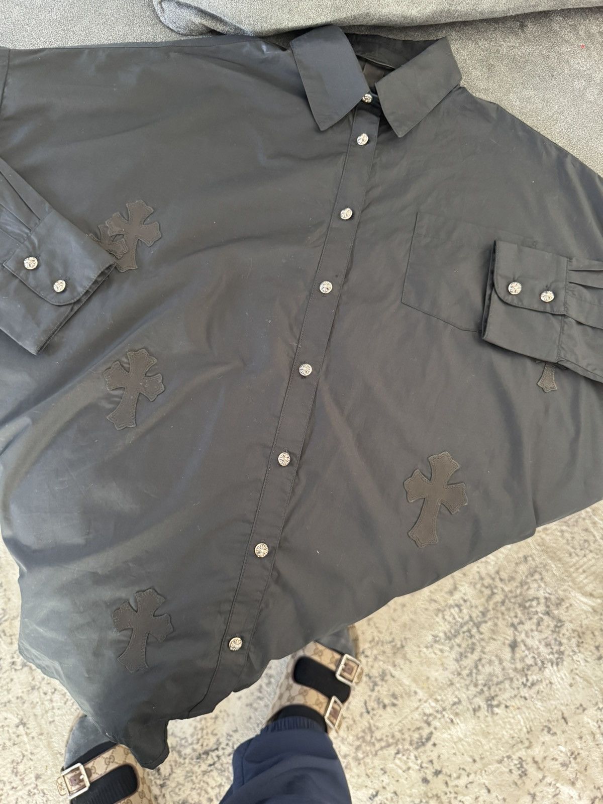 Chrome Hearts Chrome Hearts Button Up Size US L / EU 52-54 / 3 - 1 Thumbnail