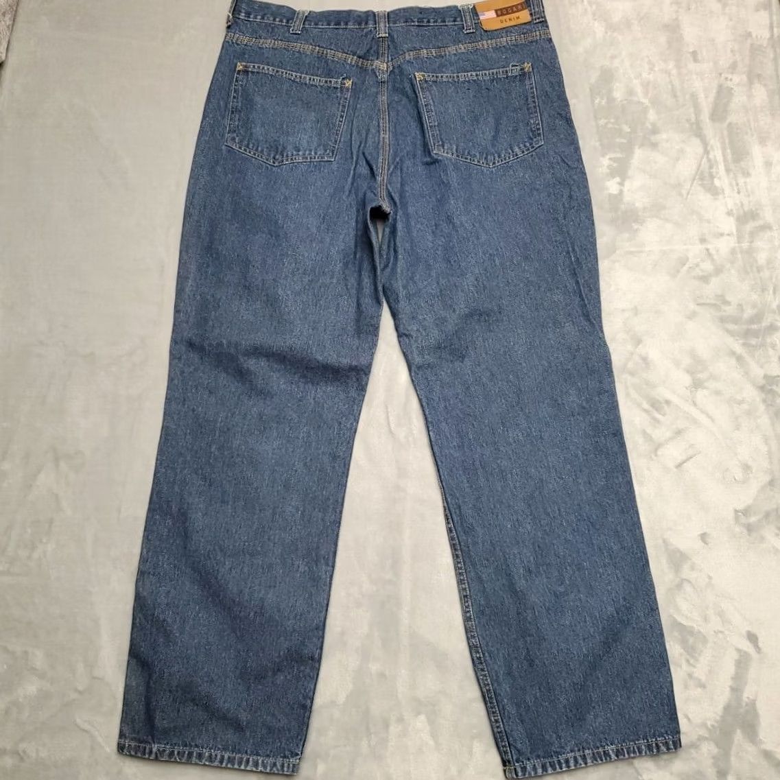 Vintage Bogari Jeans Mens 40x32 Blue Denim Straight Leg Cotton Everyday Comfort Pants Size US 40 / EU 56 - 5 Thumbnail
