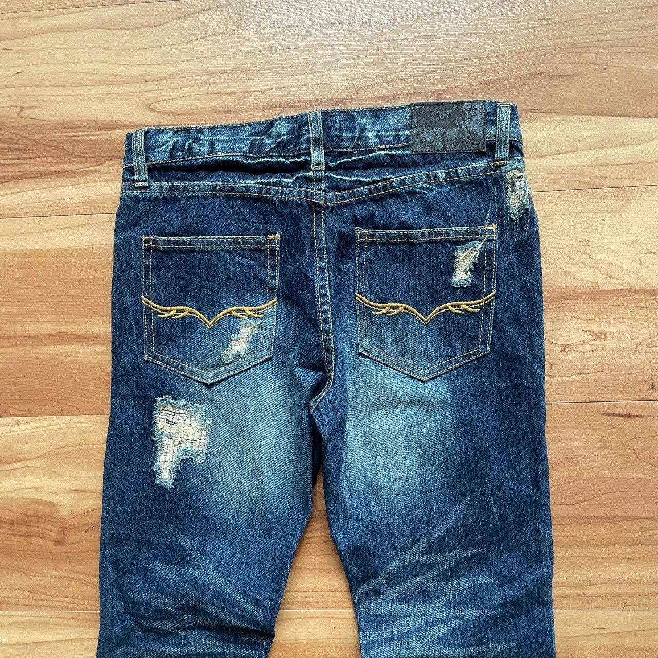 GOSTAR DE FUGA Vintage Distress Fuga Flare Jeans Size US 29 - 4 Thumbnail