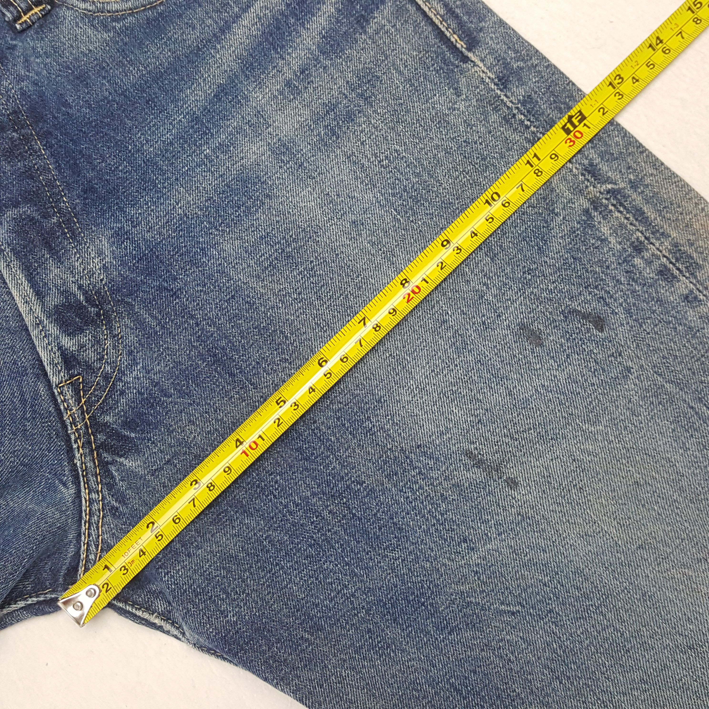 Denime Vintage Denime Japanese Brand Distressed Style Jeans RR21 Size US 28 / EU 44 - 9 Thumbnail
