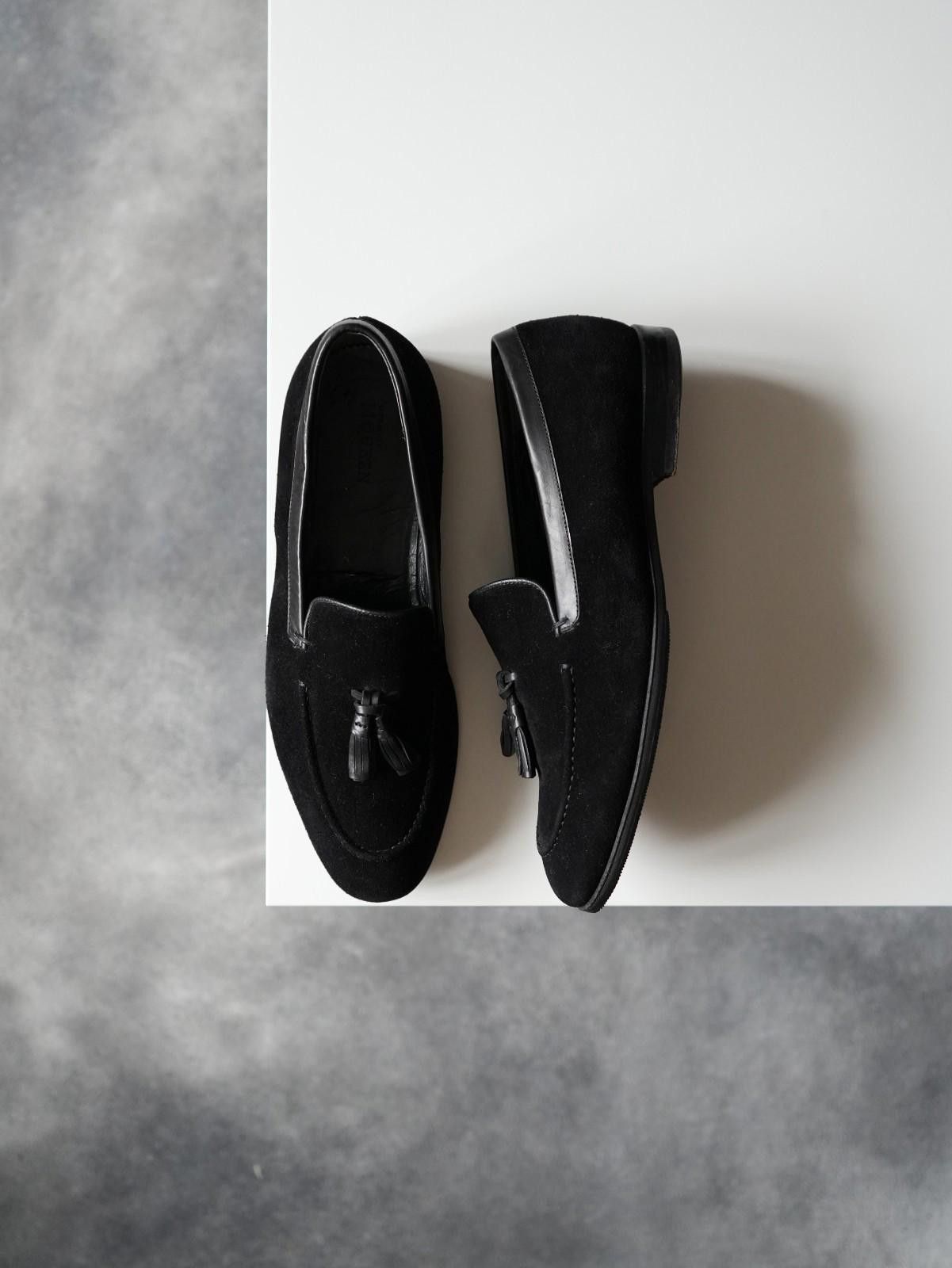 Alexander McQueen Alexander McQueen Tassel Suede Black Loafers Men US8 Size US 7 / EU 40 - 2 Thumbnail