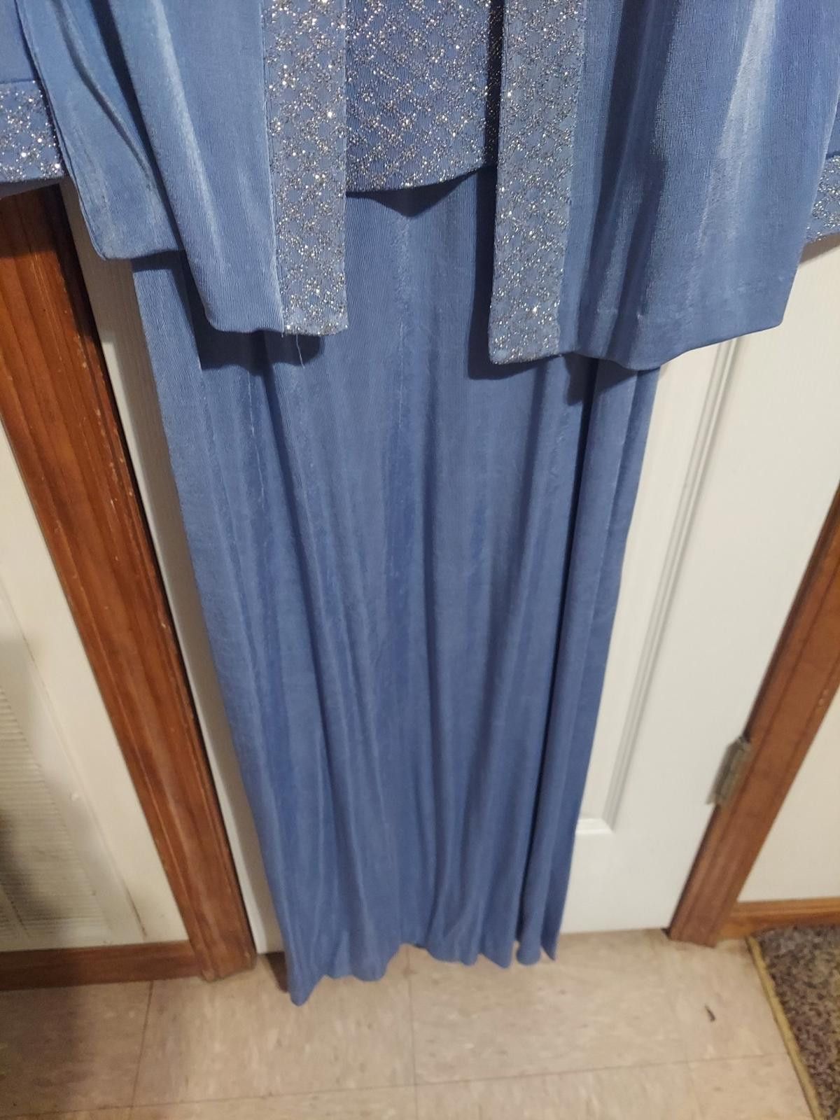 Other Alex Evenings Mother Of The Bride Formal Dress Blue Size XL / US 12-14 / IT 48-50 - 5 Thumbnail