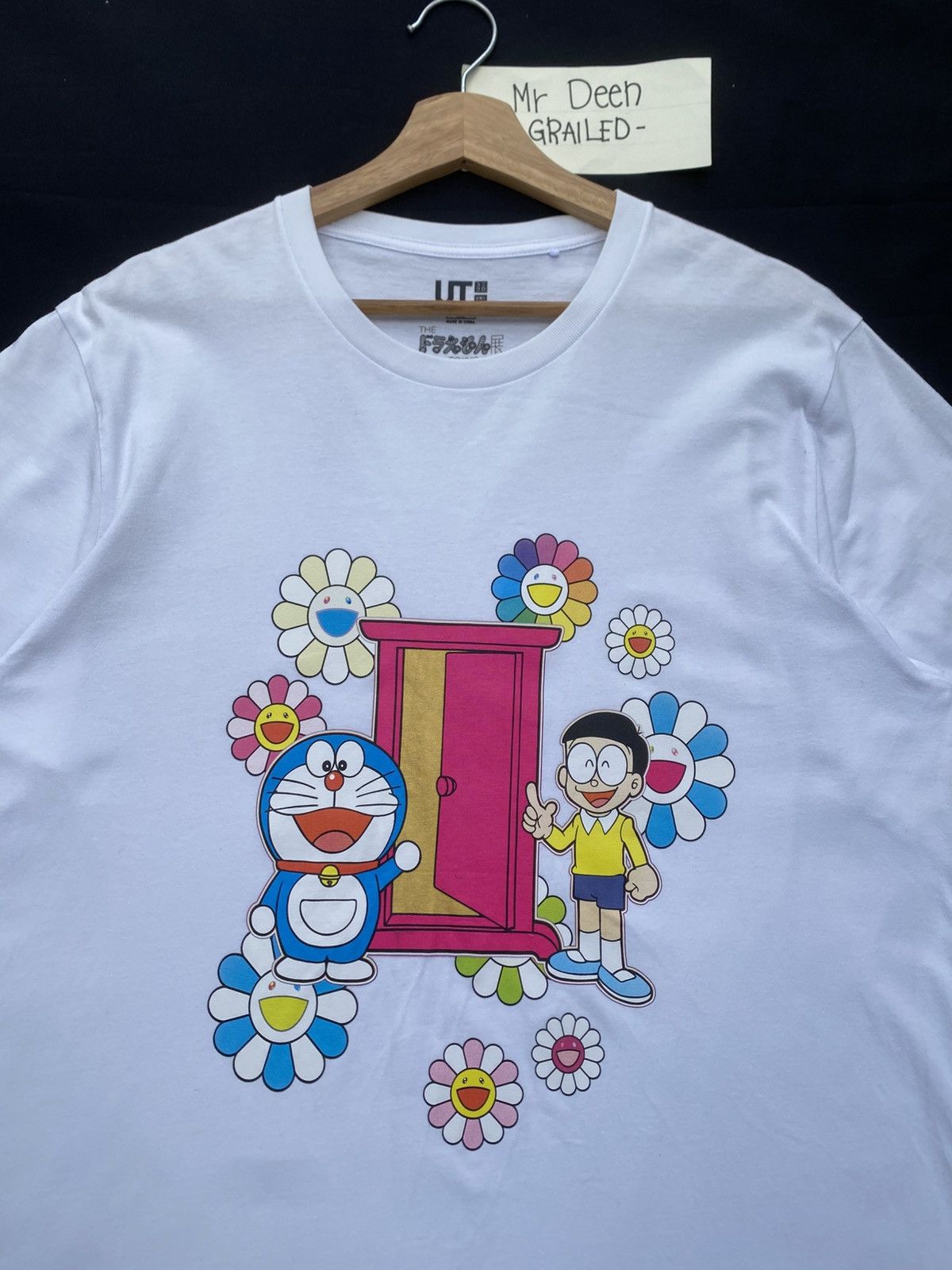 Takashi Murakami × Uniqlo Rare Uniqlo x Takashi Murakami Doraemon White Tshirt Size US XL / EU 56 / 4 - 8 Thumbnail