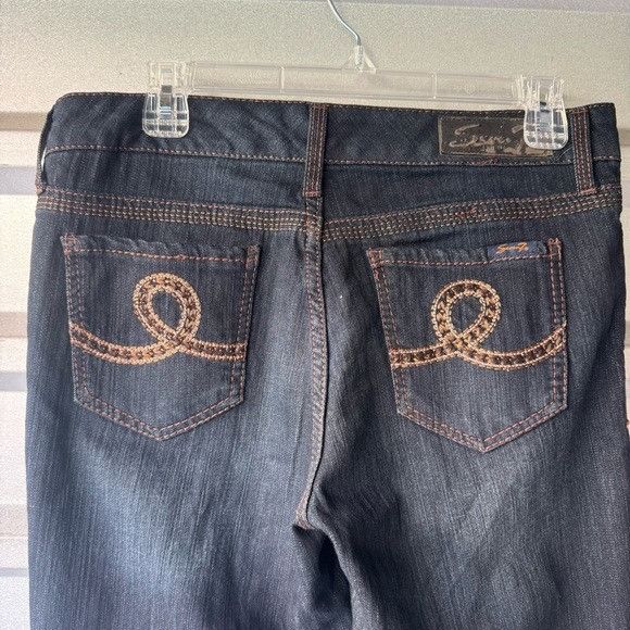 7 For All Mankind SEVEN7 FOR ALL MAN KIND WOMEN’S INDIGO BOOTCUT JEANS SZ 10 Size 32" / US 10 / IT 46 - 2 Thumbnail