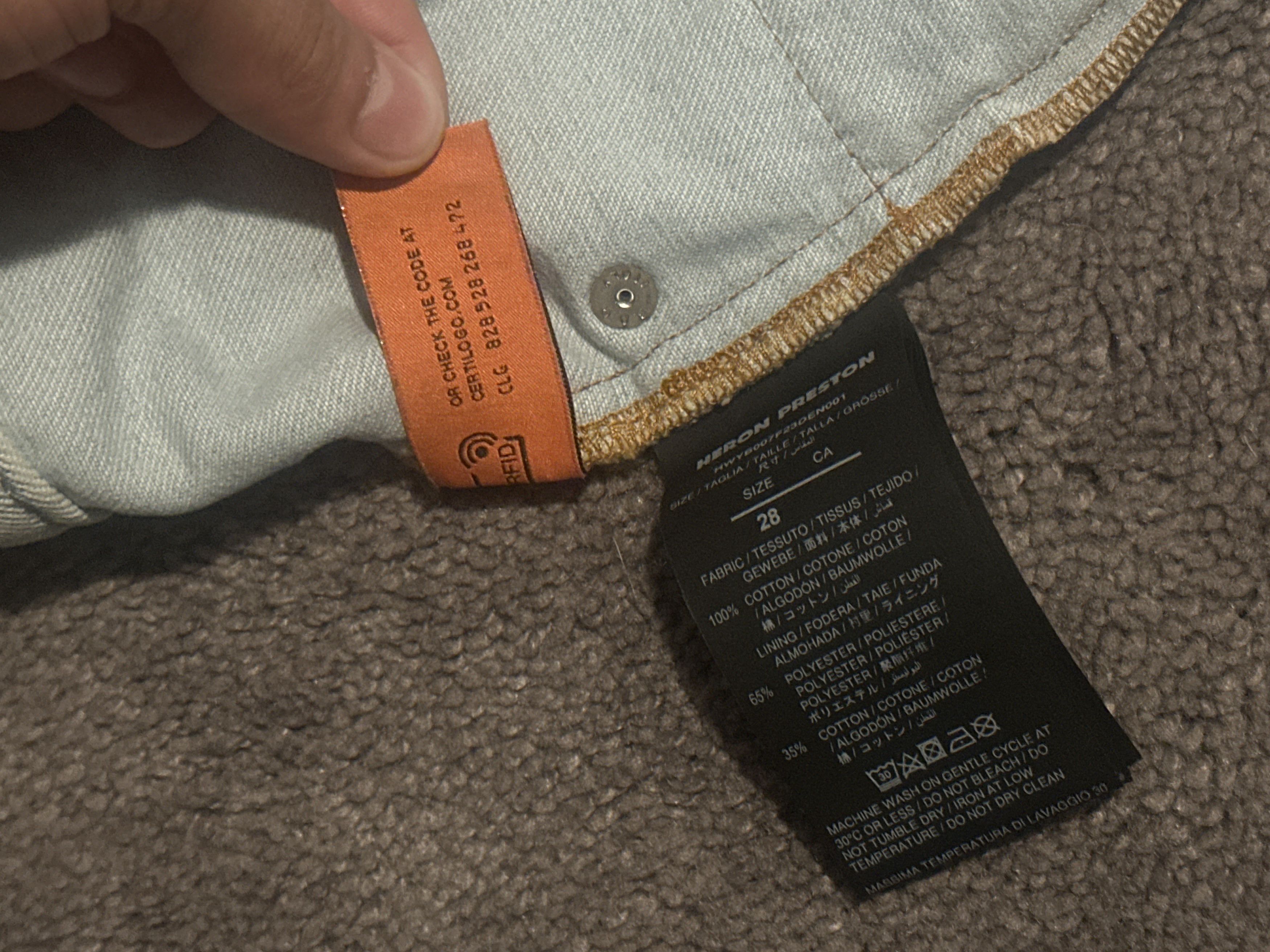 Heron Preston Inside out STFU jeans Size US 28 / EU 44 - 8 Thumbnail