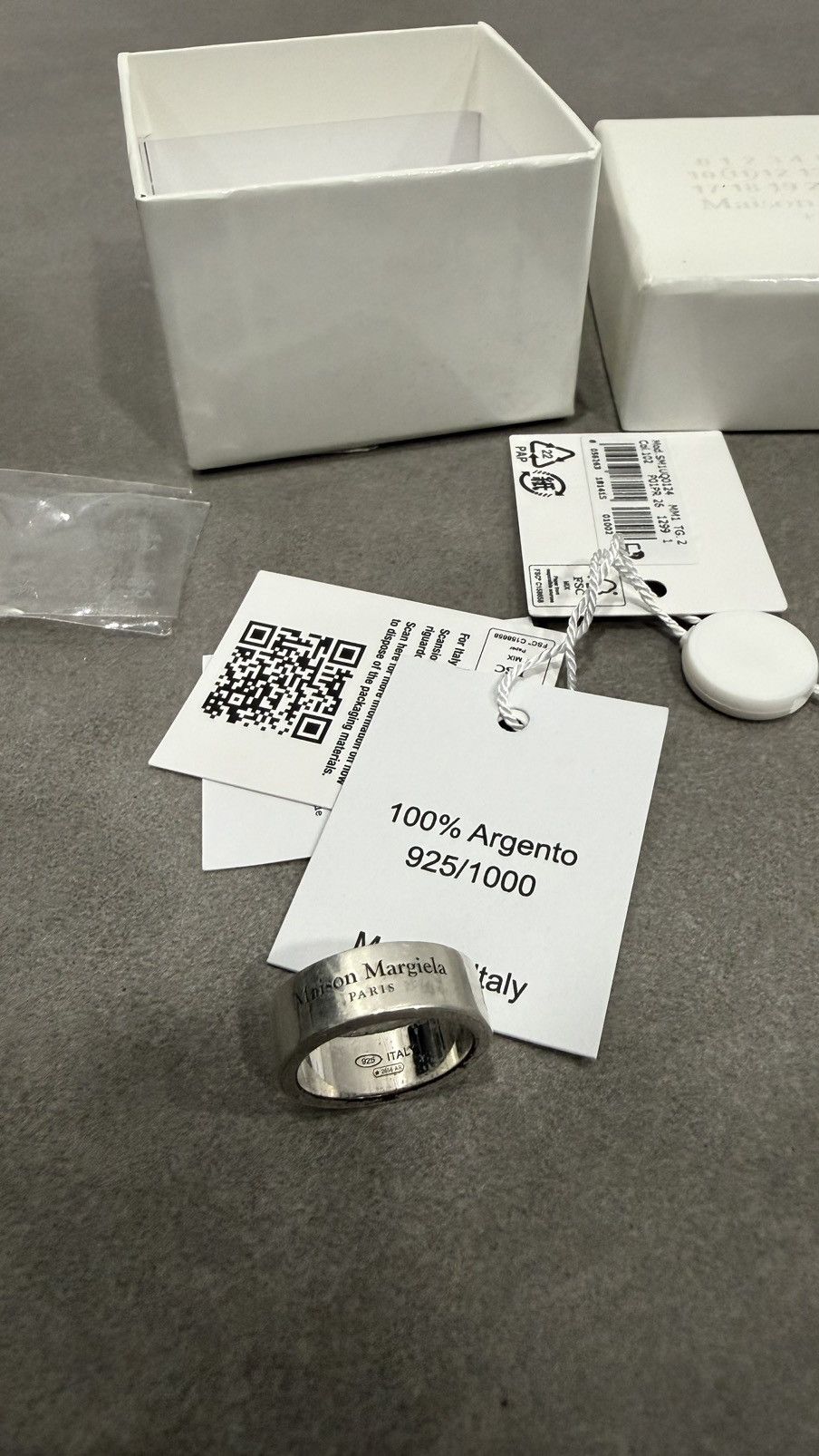 Maison Margiela MAISON MARGIELA LOGO REFERENCE RING | Grailed