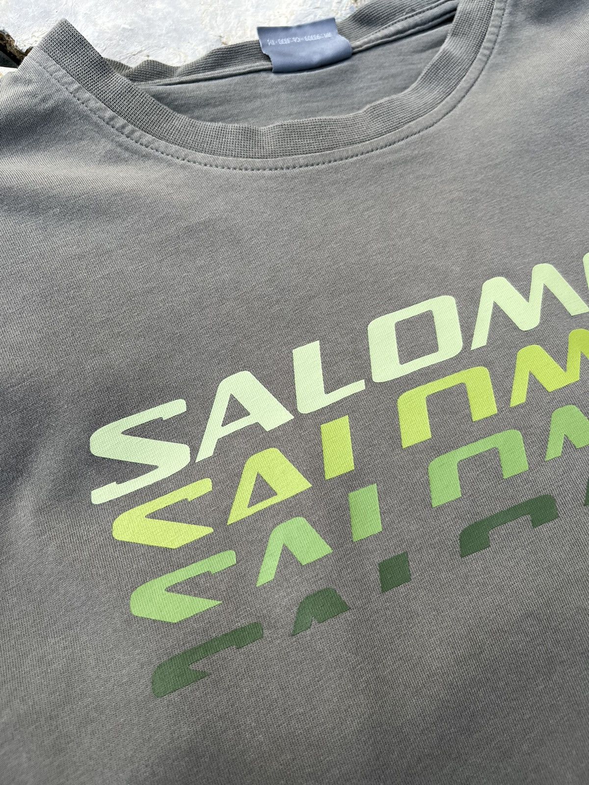 Salomon × Vintage Salomon vintage y2k outdoor big logo shadow tee t-shirt Size US L / EU 52-54 / 3 - 8 Thumbnail