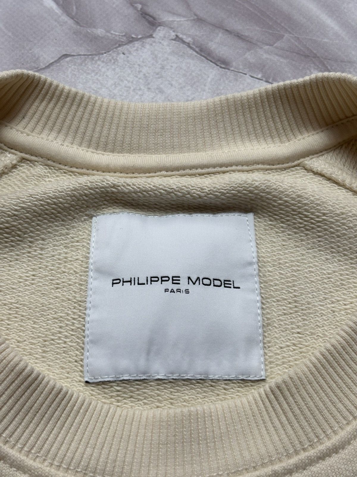Designer × Philippe Model Philippe Model Paris Sweatshirt Butter Beige Mens Size M Size US M / EU 48-50 / 2 - 8 Thumbnail