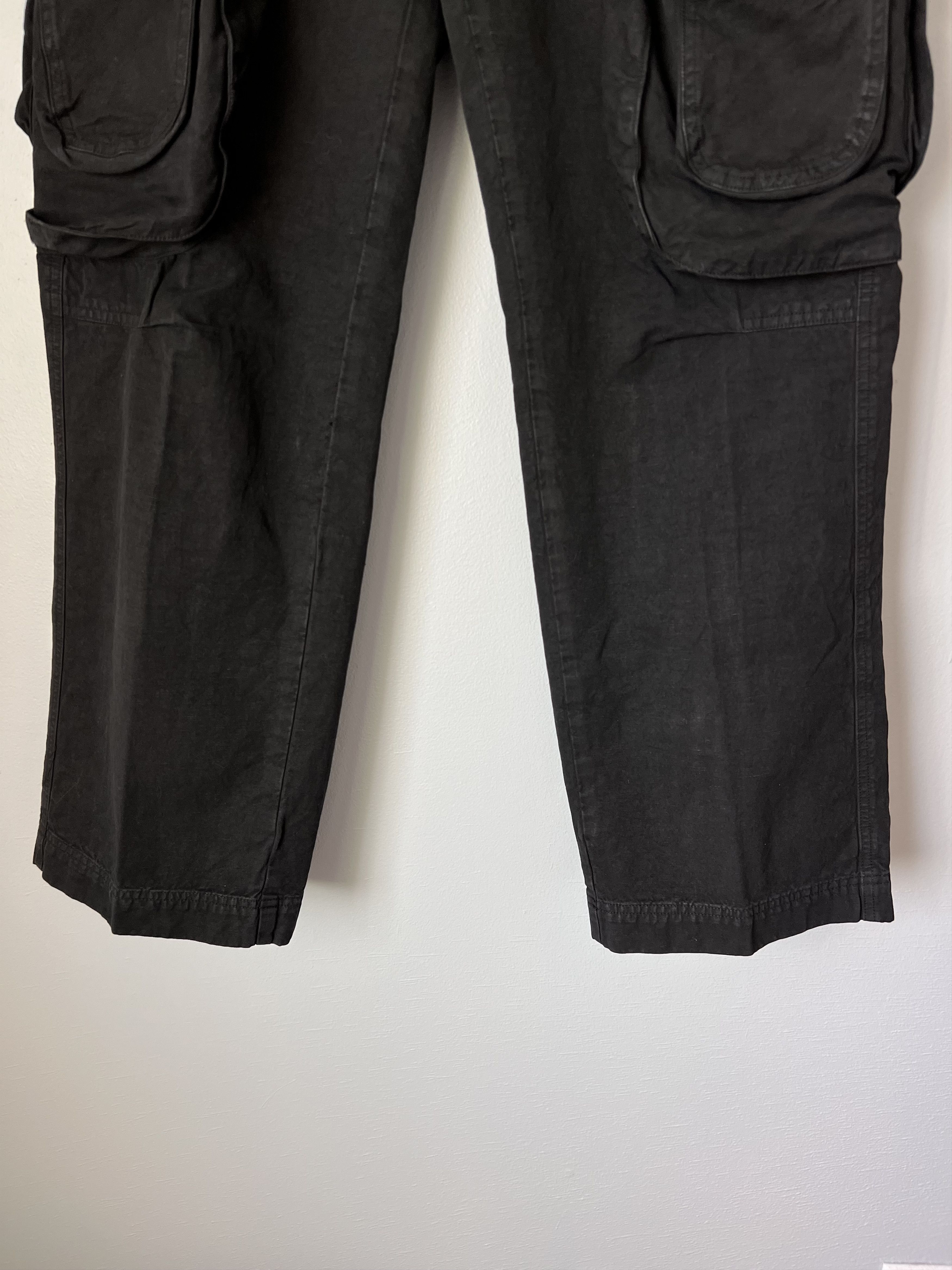 Heron Preston Heron Preston Canvas Cargo Pants in Black Size US 32 / EU 48 - 3 Thumbnail