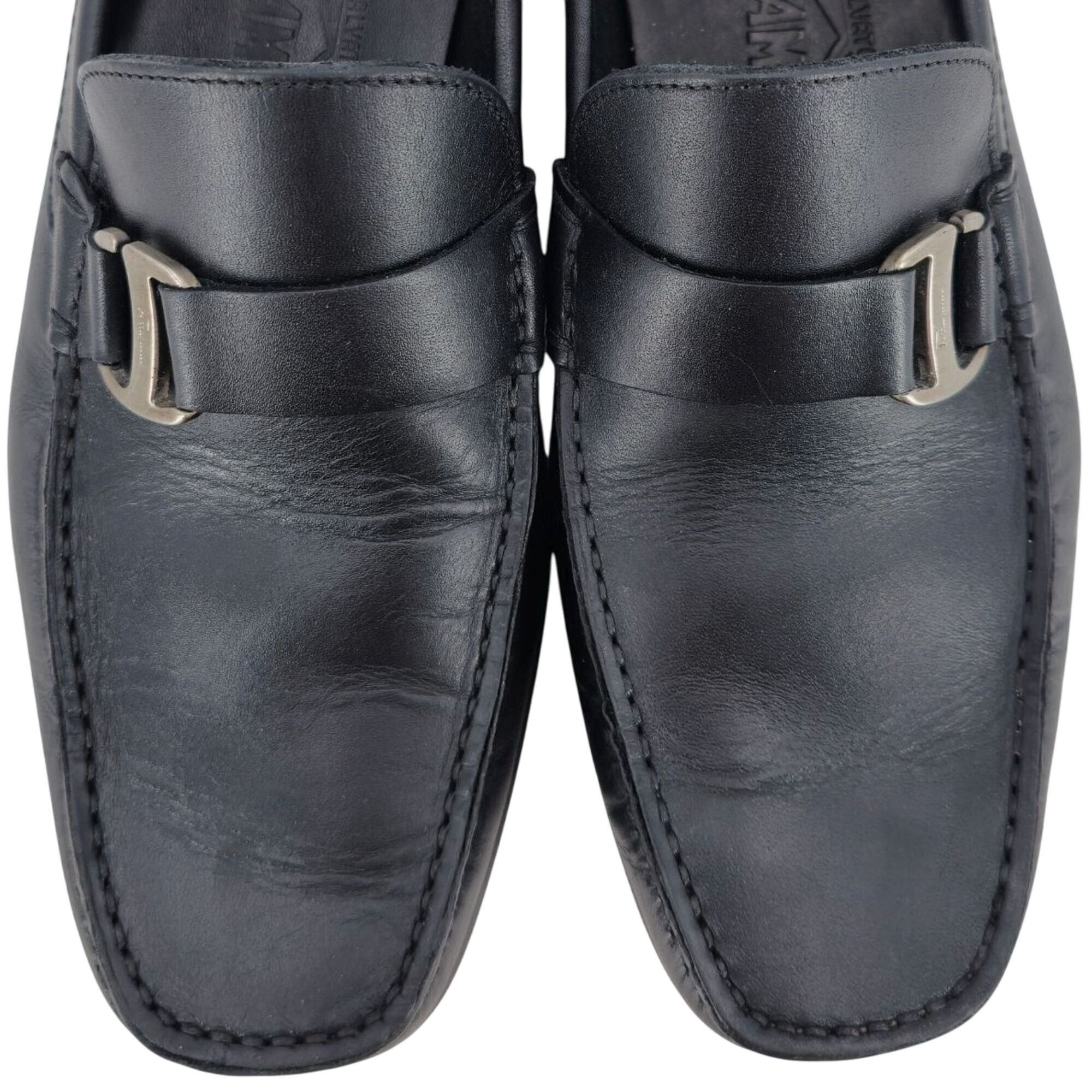 Salvatore Ferragamo Salvatore Ferragamo Italy Mens 6.5EE Black Calf Dress Shoes Size US 6.5 / EU 39-40 - 4 Thumbnail