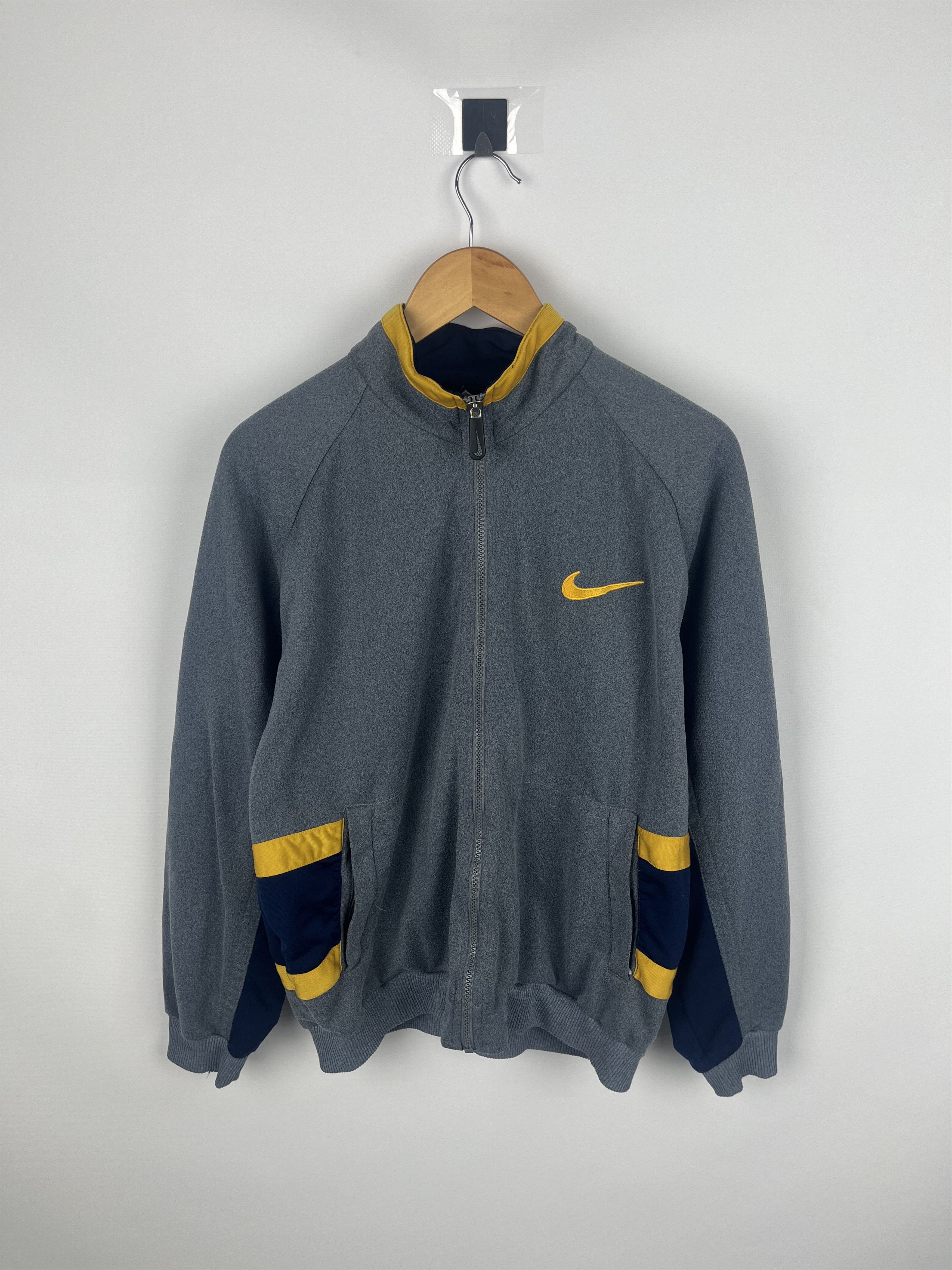 Nike Nike Vintage 90's Full Zip Embroidered Swoosh Style Hip Hop Size US S / EU 44-46 / 1 - 1 Thumbnail