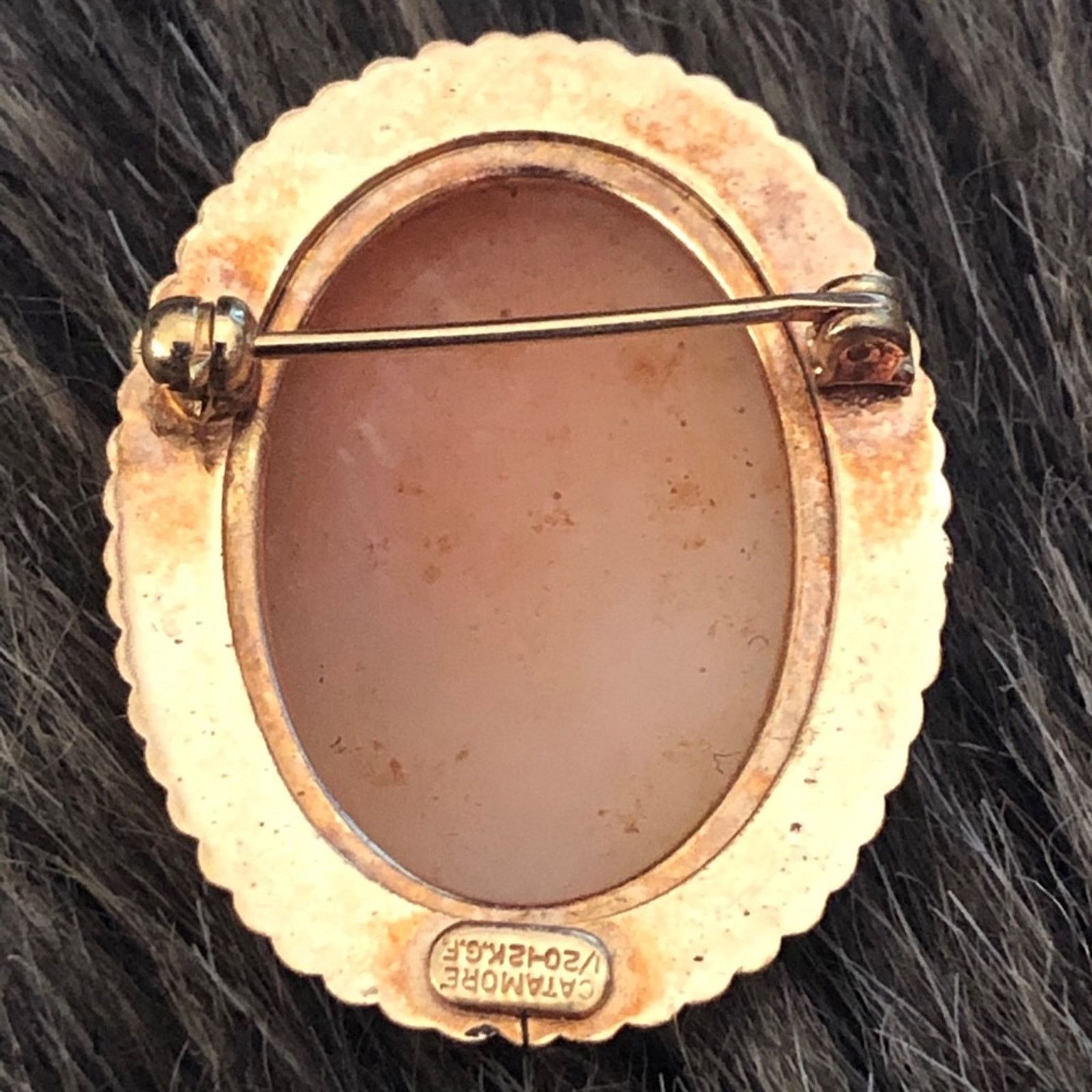 Jewelry Antique 1940s Catamore 1/20 12kt GF cameo brooch Size ONE SIZE - 2 Thumbnail