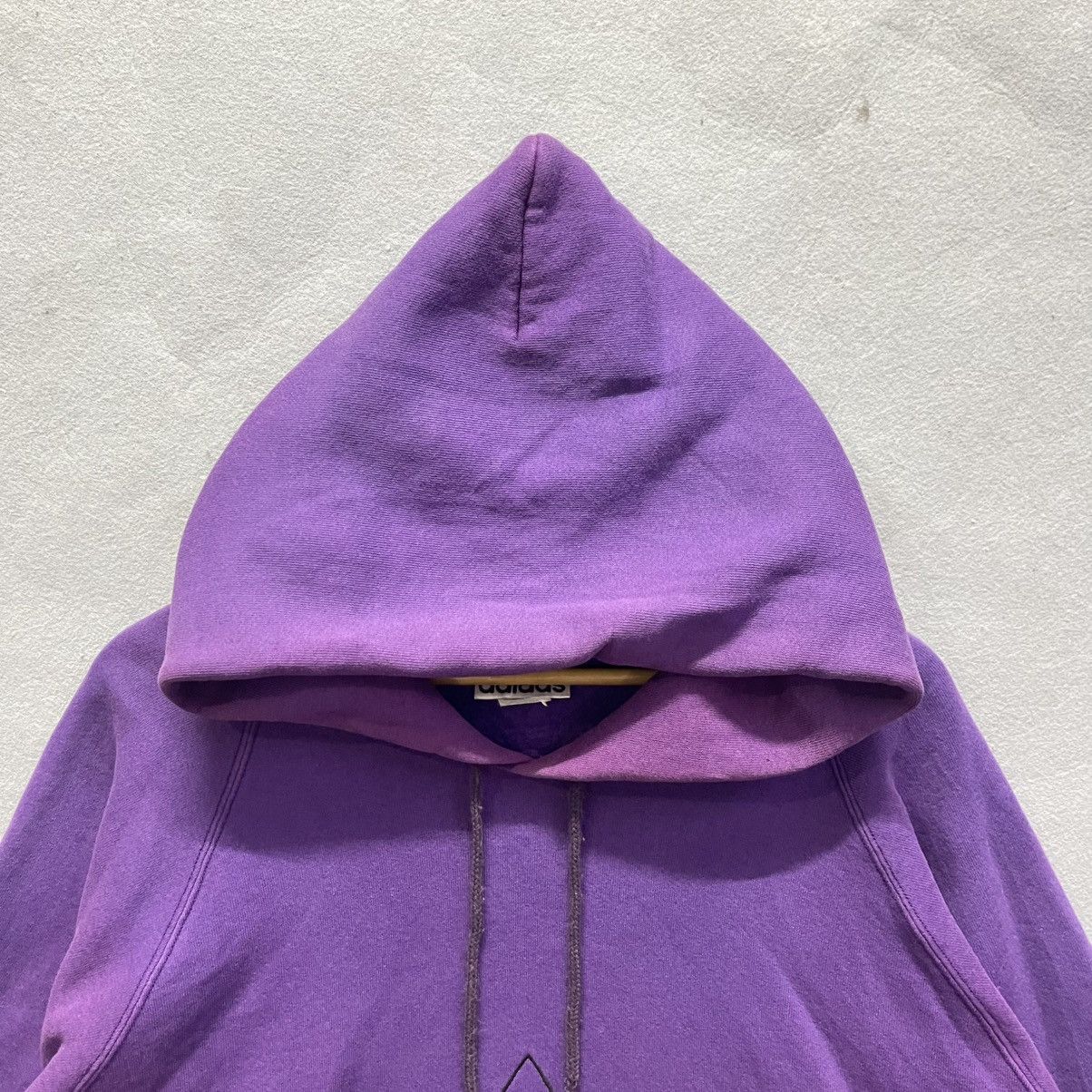 Adidas Vintage Adidas Trefoil Hoodie — Purple — Made in USA — Large Size US L / EU 52-54 / 3 - 2 Thumbnail