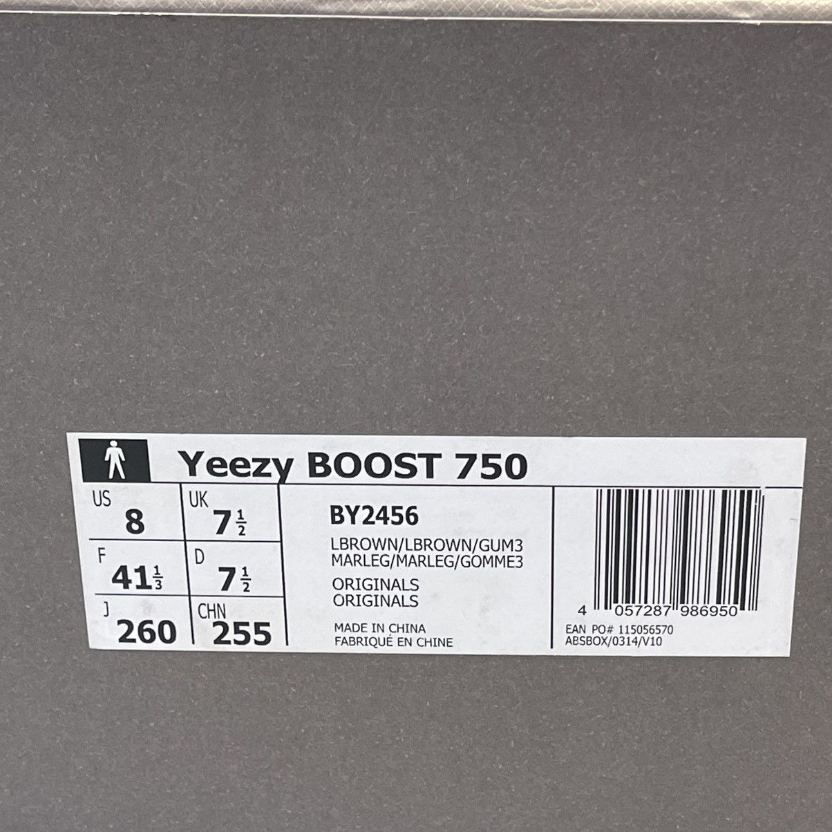 Adidas × Yeezy Adidas Yeezy Boost 750 Light Brown Gum (Chocolate) Size US 8 / EU 41 - 13 Thumbnail