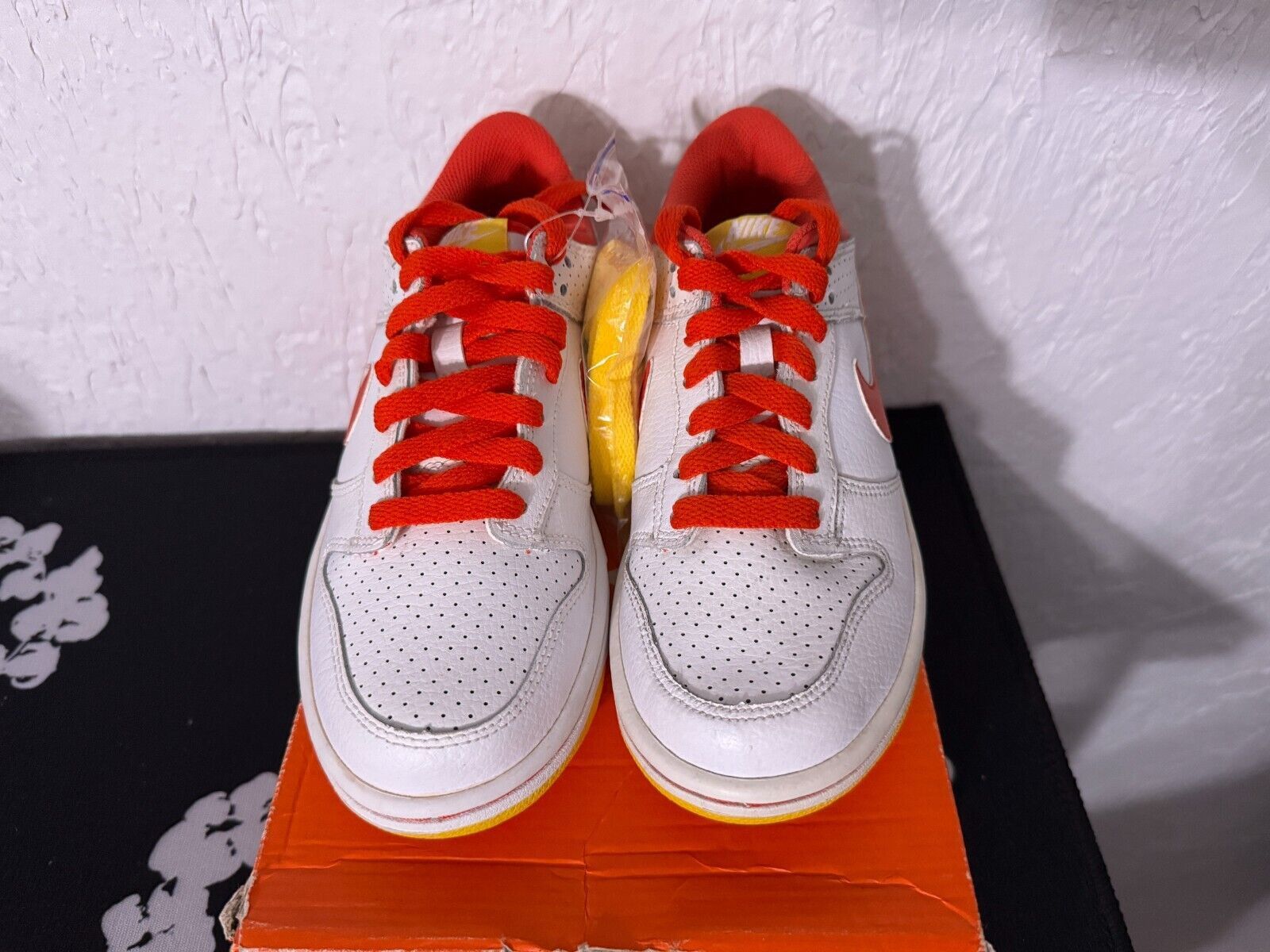 Nike × Vintage Nike NYX Dunk Low Ronald McDonald White Red Yellow US 4Y Size US 5.5 / IT 35.5 - 5 Thumbnail