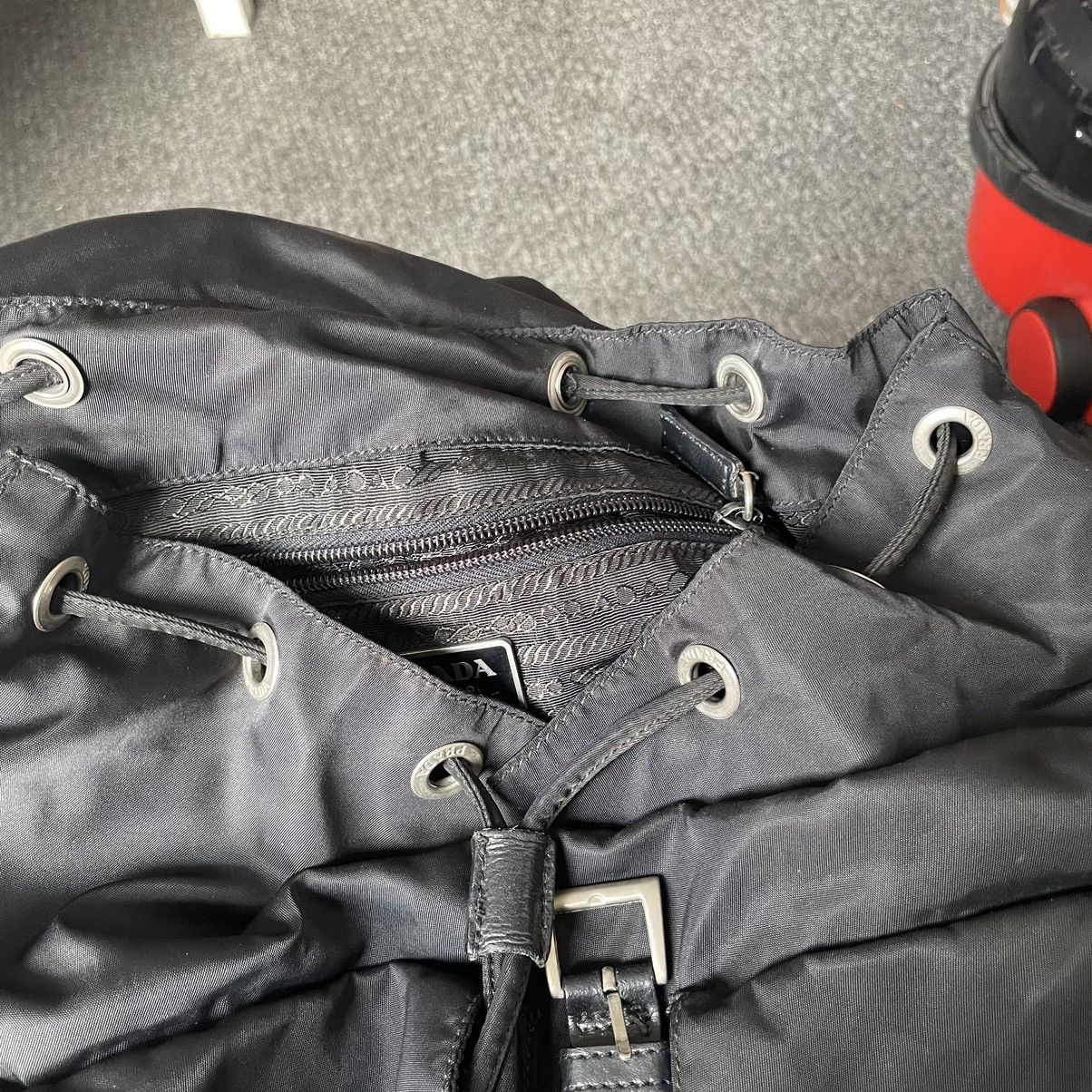 Prada Prada nylon ruck sack in black Size ONE SIZE - 4 Thumbnail