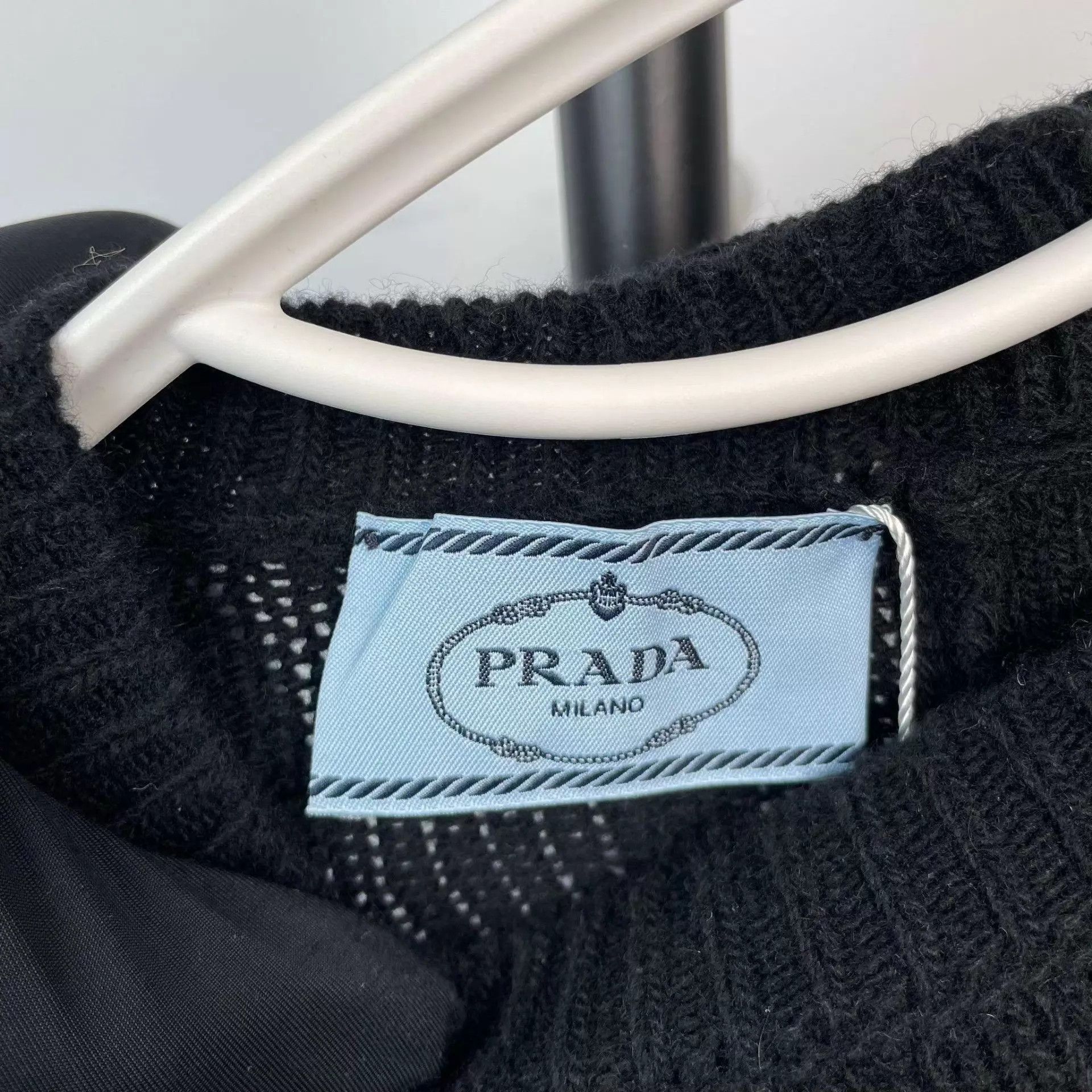 Prada Prada Black Sweater Size 40 98 New Size S / US 4 / IT 40 - 3 Thumbnail