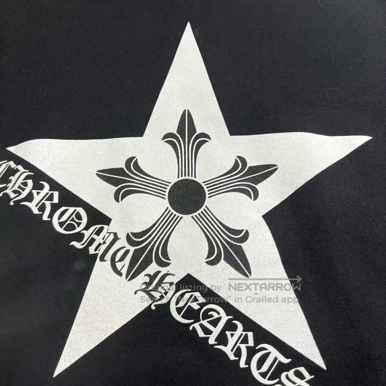 Chrome Hearts CHROME HEARTS Size M CH six-pointed star sleeve star printe Size US M / EU 48-50 / 2 - 8 Thumbnail