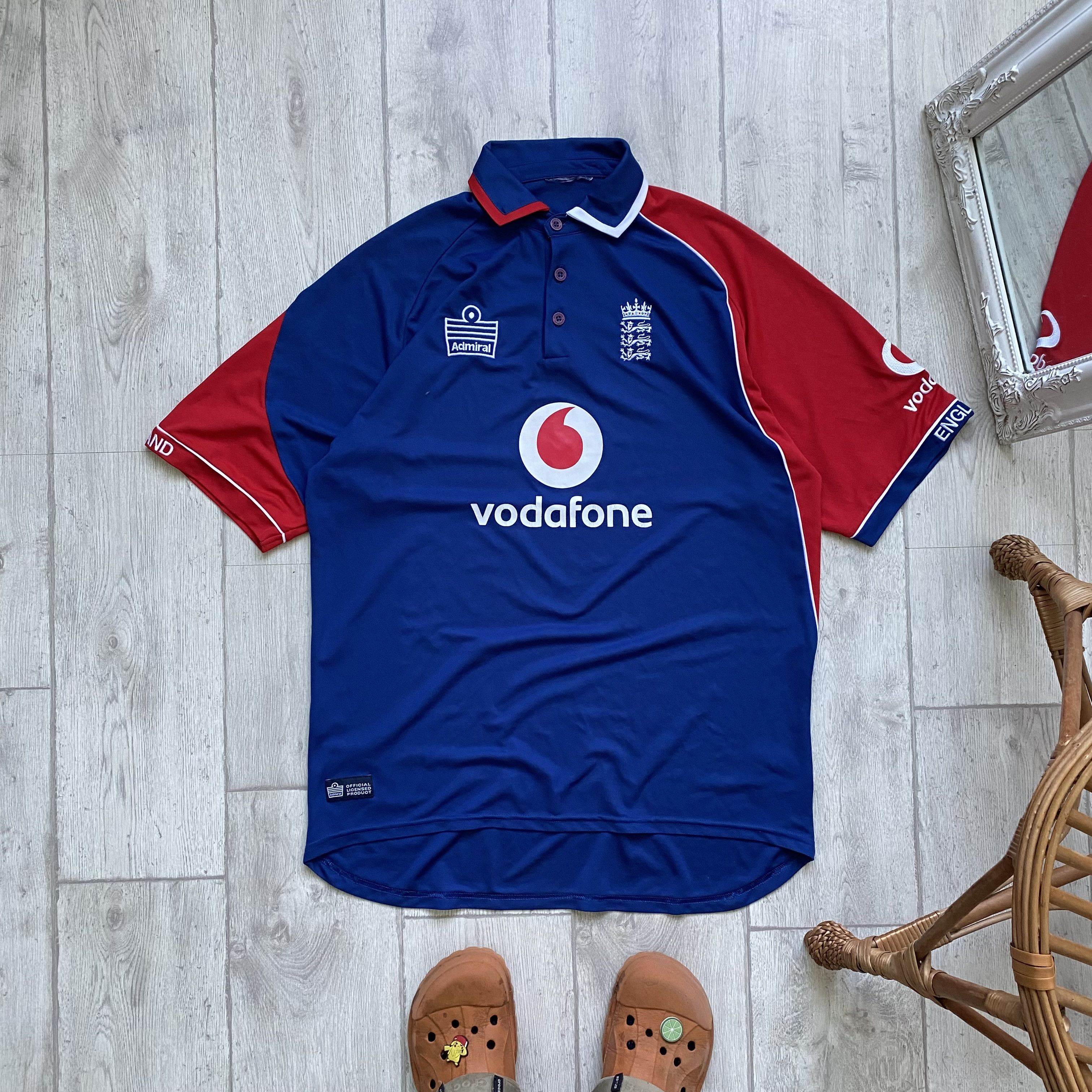 Nike Vintage Admiral England Jersey Vodafone Rugby Football Size US XL / EU 56 / 4 - 1 Thumbnail