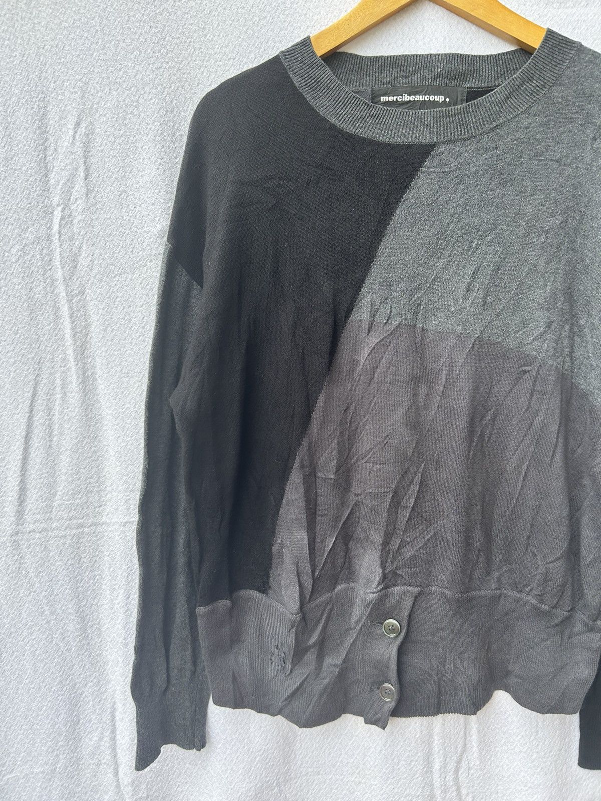 Japanese Brand Mercibeaucoup knitwear style Isseymiyake longsleeve Size US M / EU 48-50 / 2 - 4 Thumbnail