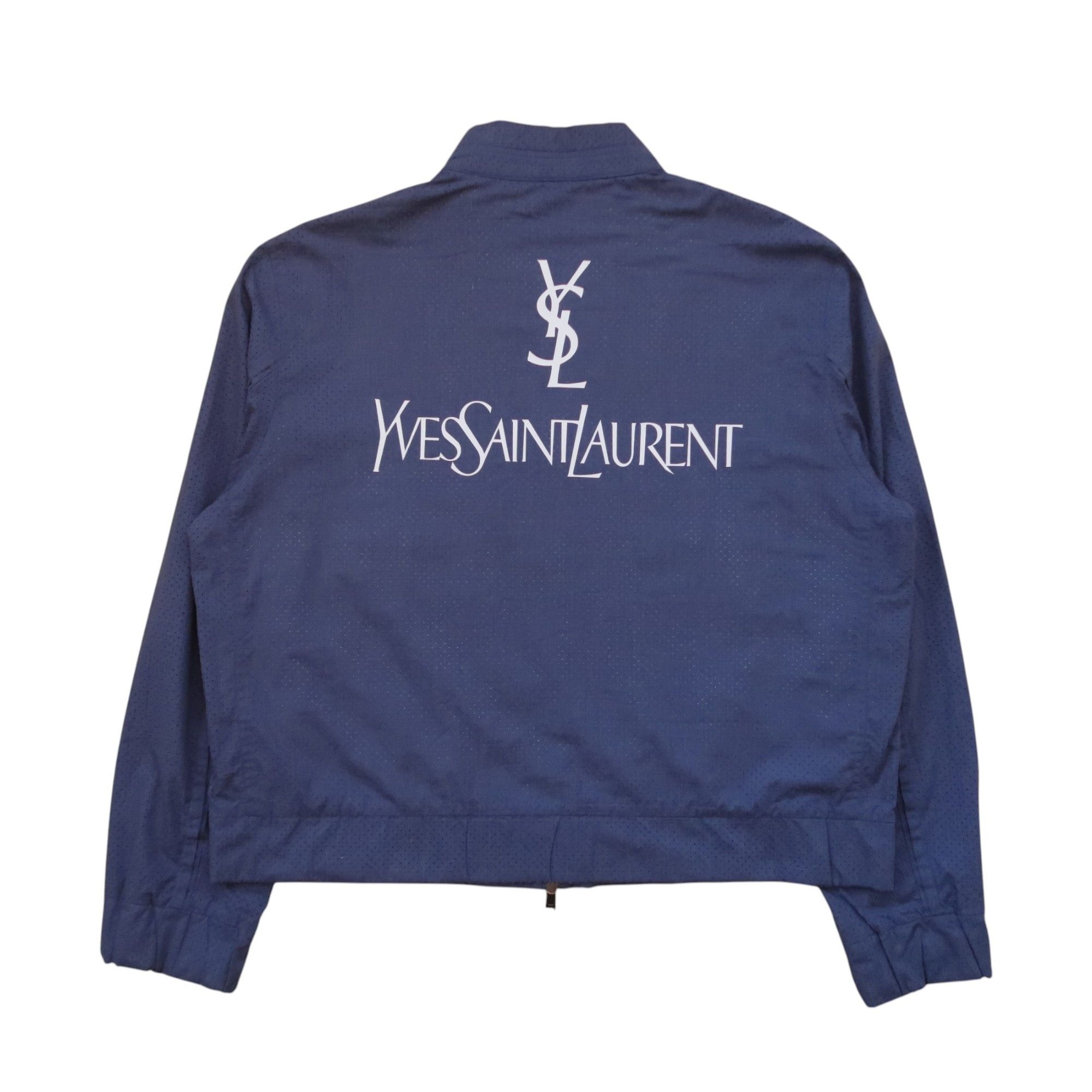 Saint Laurent Paris 2010 Saint Laurent YSL Pour Homme Punch Hole Bomber Jacket Size US M / EU 48-50 / 2 - 1 Thumbnail