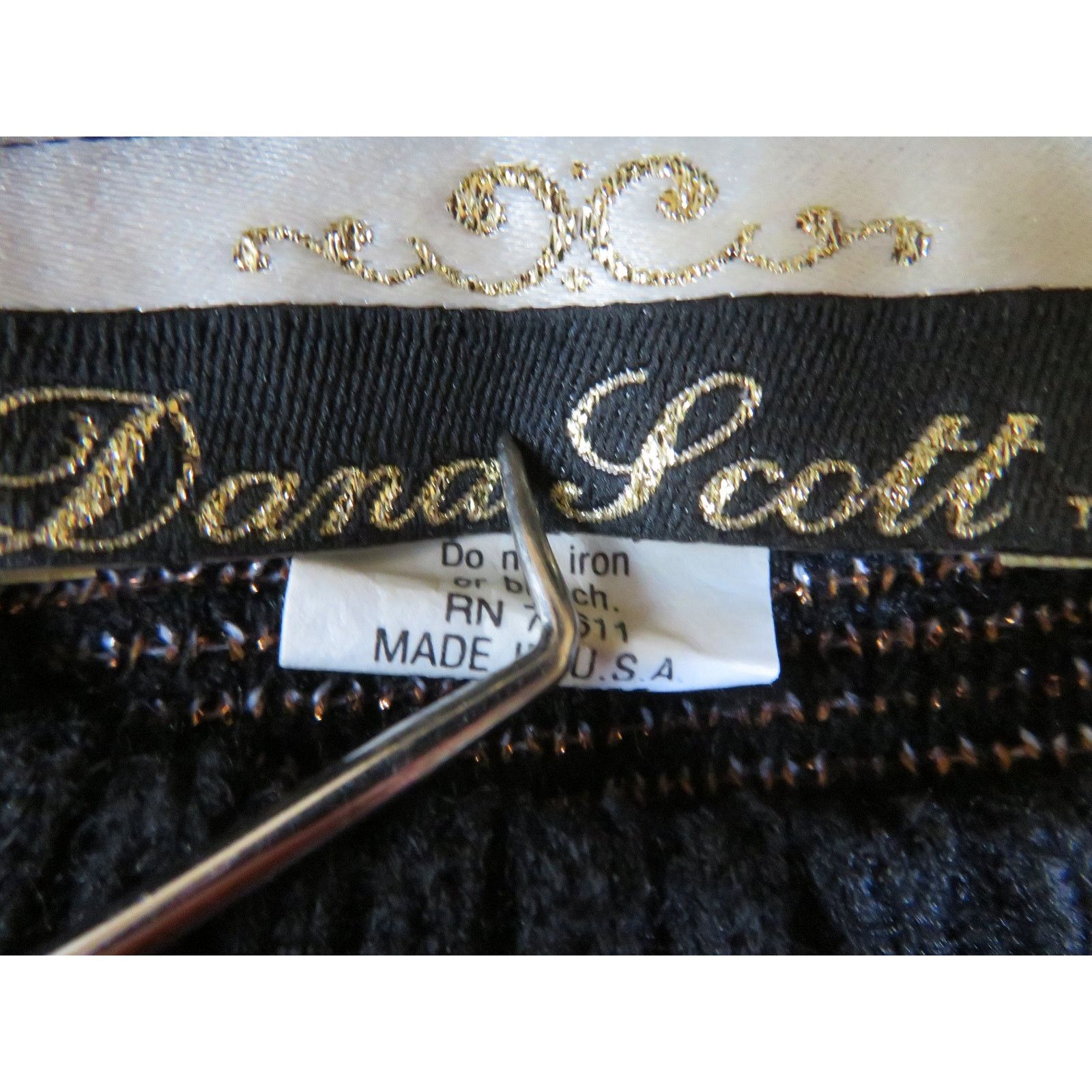 Other Sparkly Starburst Sweater: Dana Scott Black, Sz M, 1980s Size M / US 6-8 / IT 42-44 - 6 Thumbnail