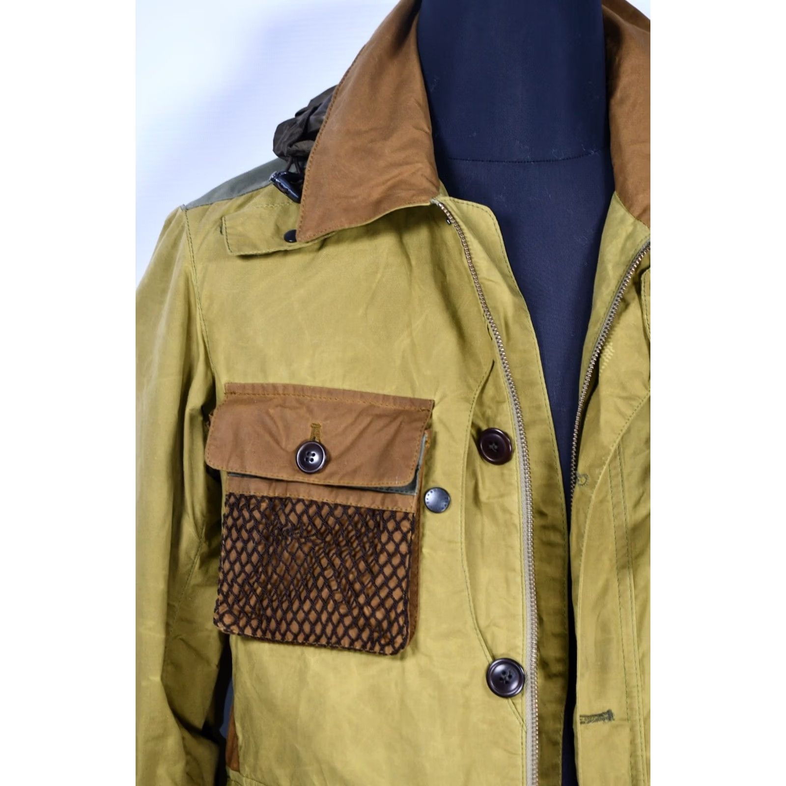 Barbour Barbour Gold Standard Sennen Jacket Mens M Seaweed Gold Cotton Hooded Casual Size US M / EU 48-50 / 2 - 6 Thumbnail