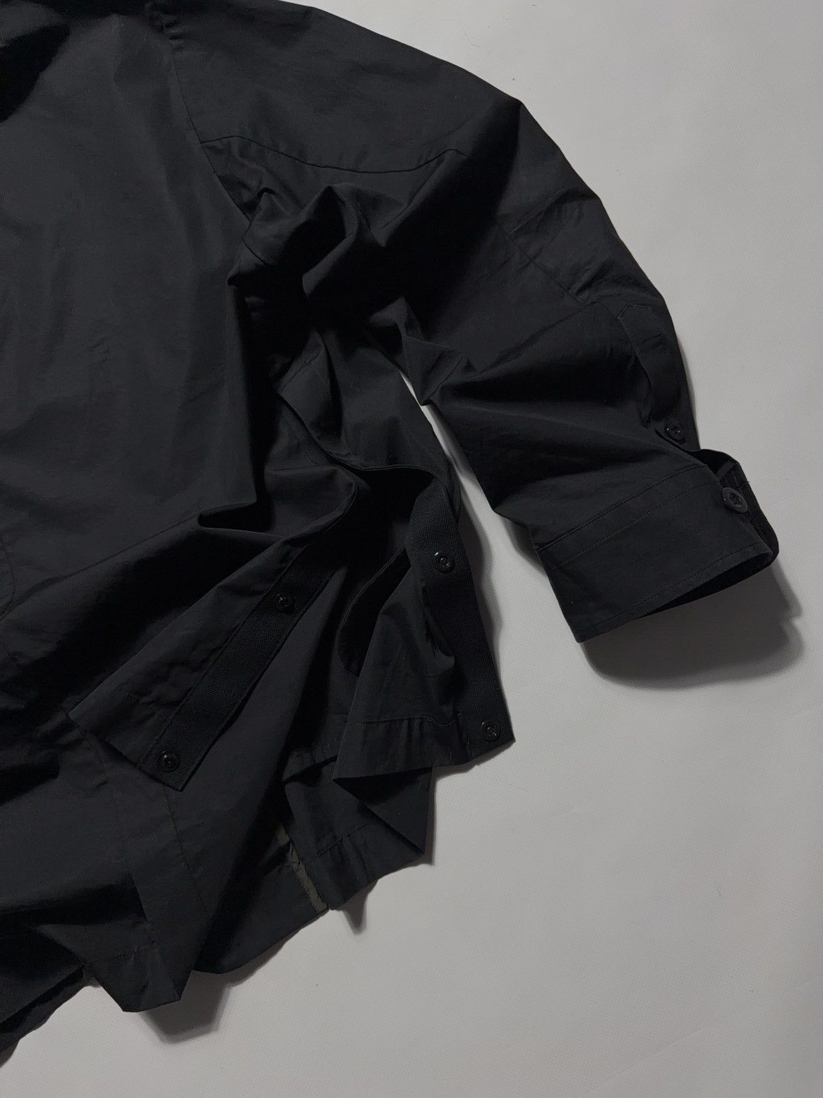 Sacai Sacai x Thomas Mason Poplin Cotton Shirt Jacket Size US M / EU 48-50 / 2 - 12 Thumbnail