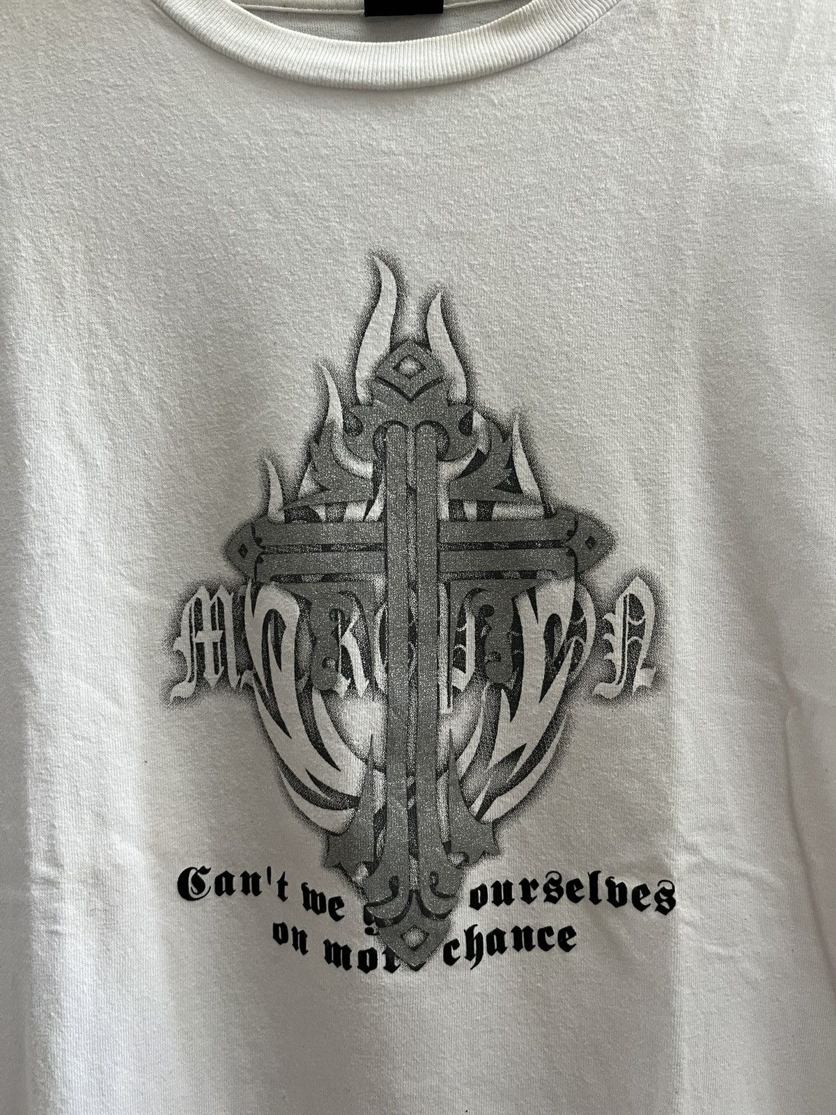 Le Grande Bleu (L.G.B.) Gothic Cross Long Sleeve Tee – Y2K Japan Style Size US L / EU 52-54 / 3 - 2 Thumbnail