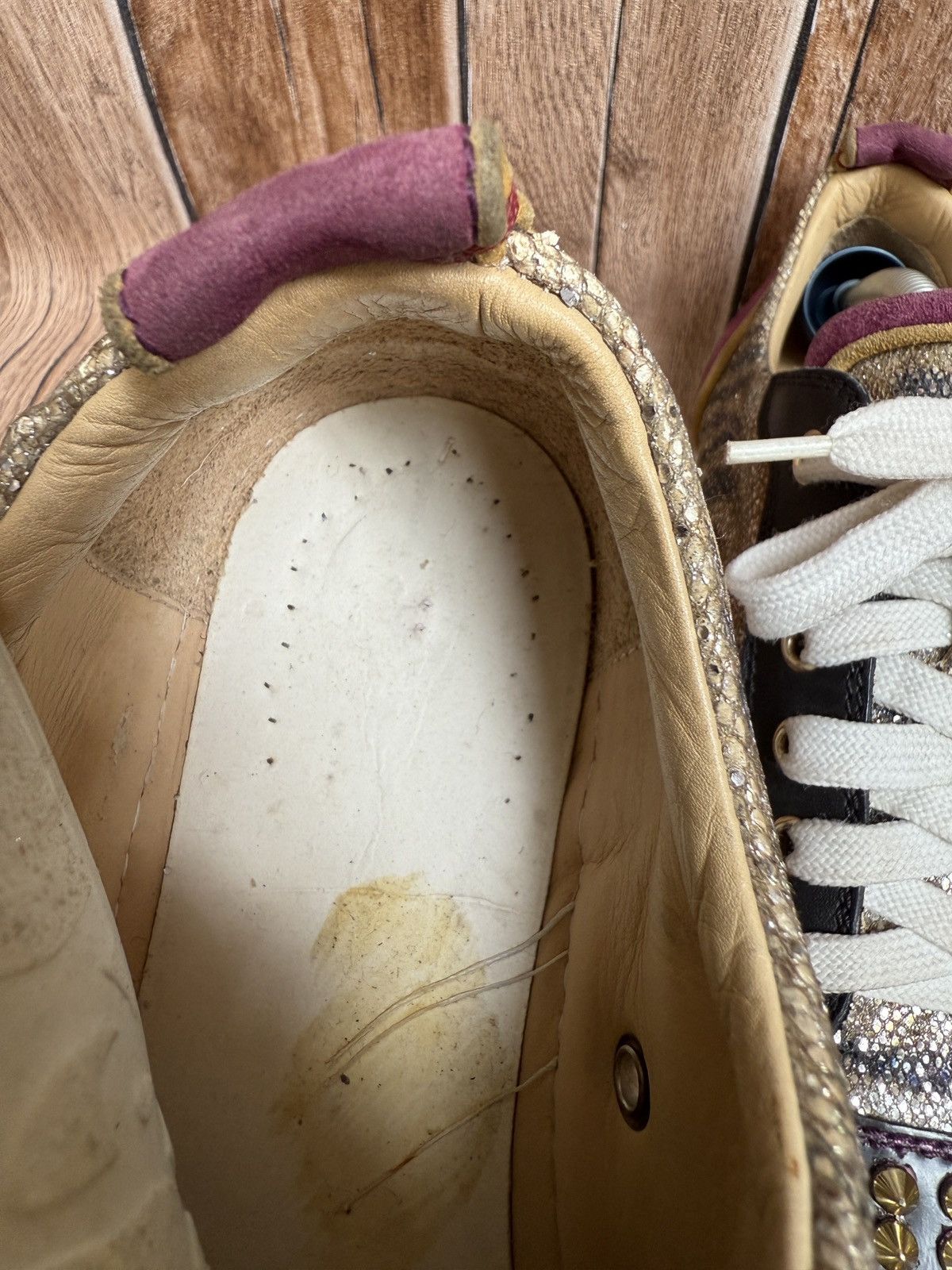 Christian Louboutin Glitters Louis junior spike trainers Size US 7.5 / EU 40-41 - 9 Thumbnail