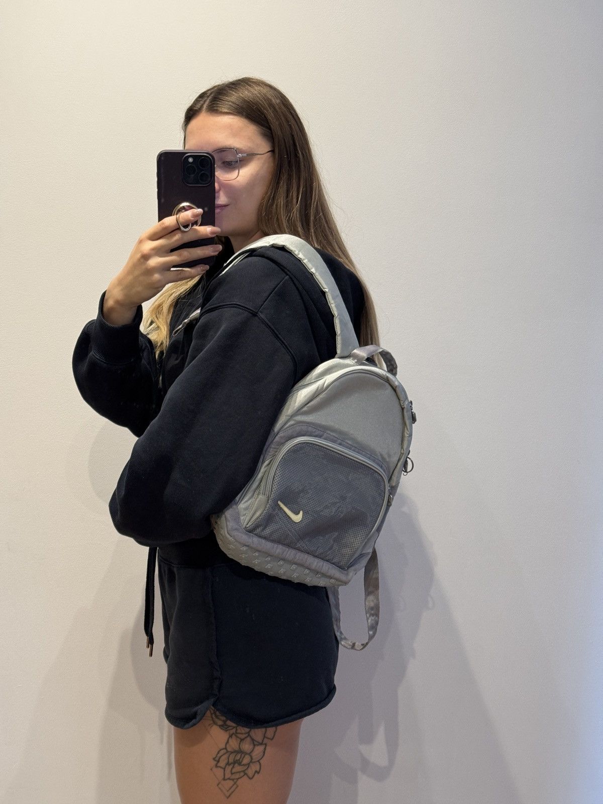 Other Vintage Nike Grey Bagpack 90’s Y2K Size ONE SIZE - 6 Thumbnail
