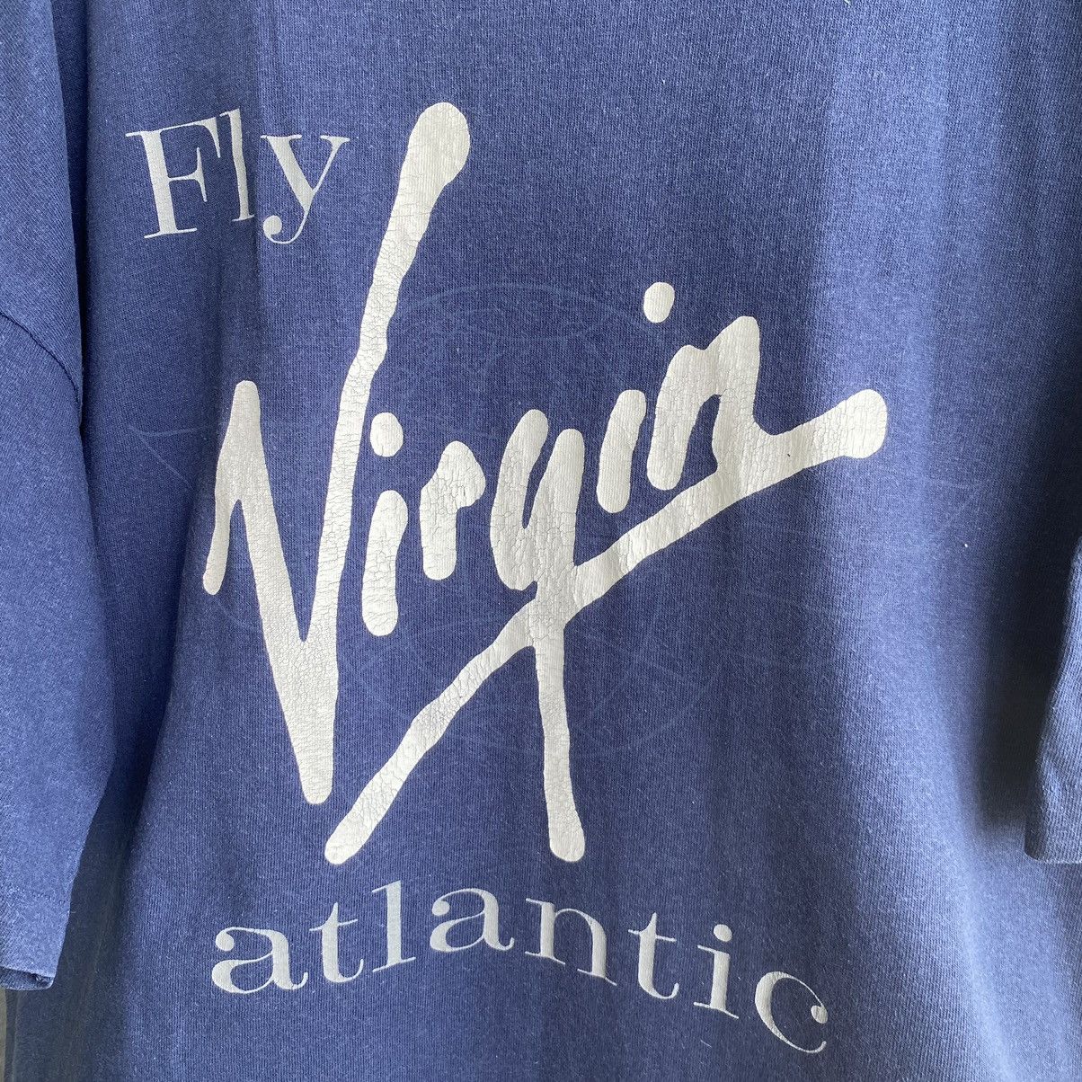 Vintage Thrashed Faded Vintage 90s Fly Virgin Princess Diana ERD TEE Size US XL / EU 56 / 4 - 6 Thumbnail