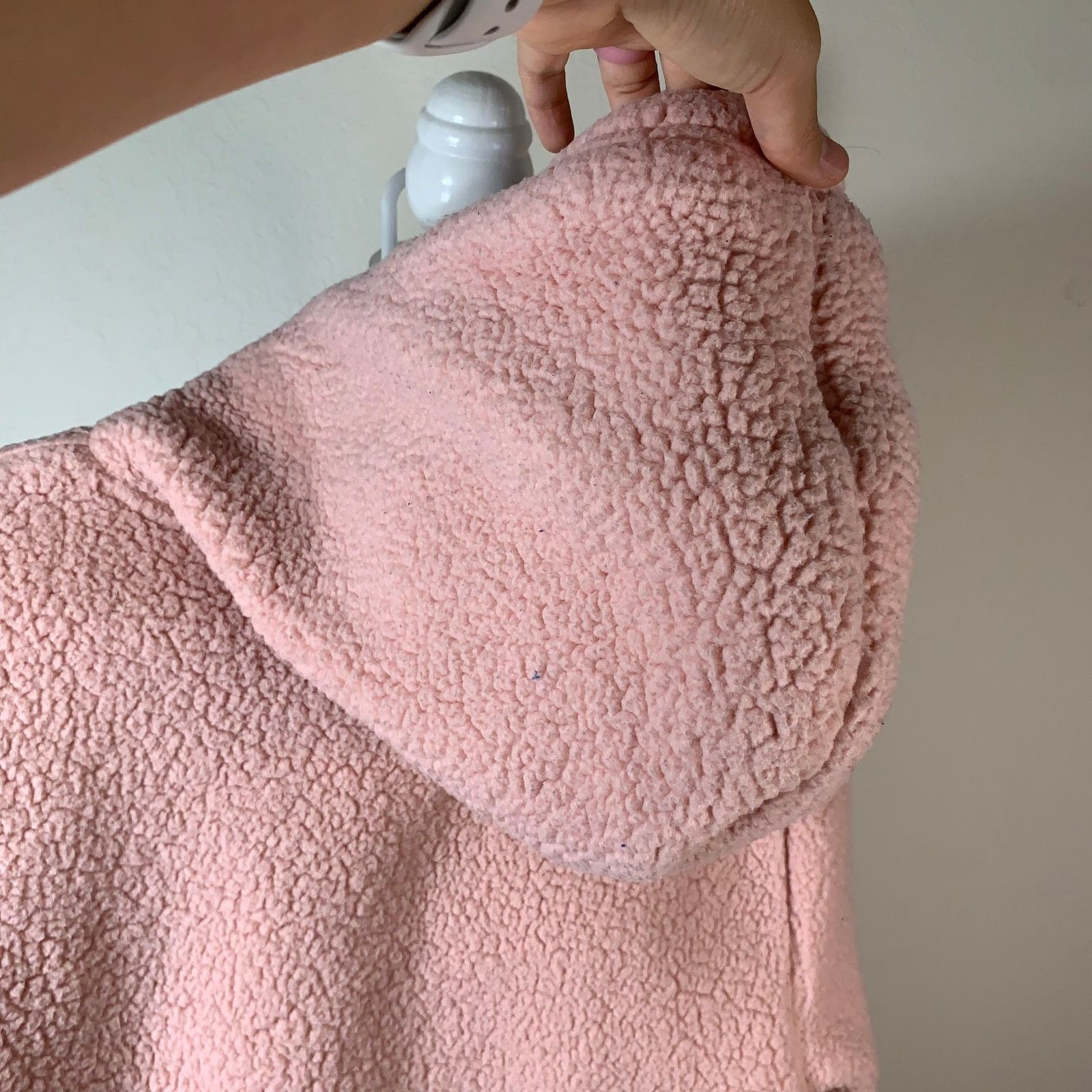 Fila FILA Women’s Hoodie Size M Pink Sherpa Pullover Size M / US 6-8 / IT 42-44 - 7 Thumbnail