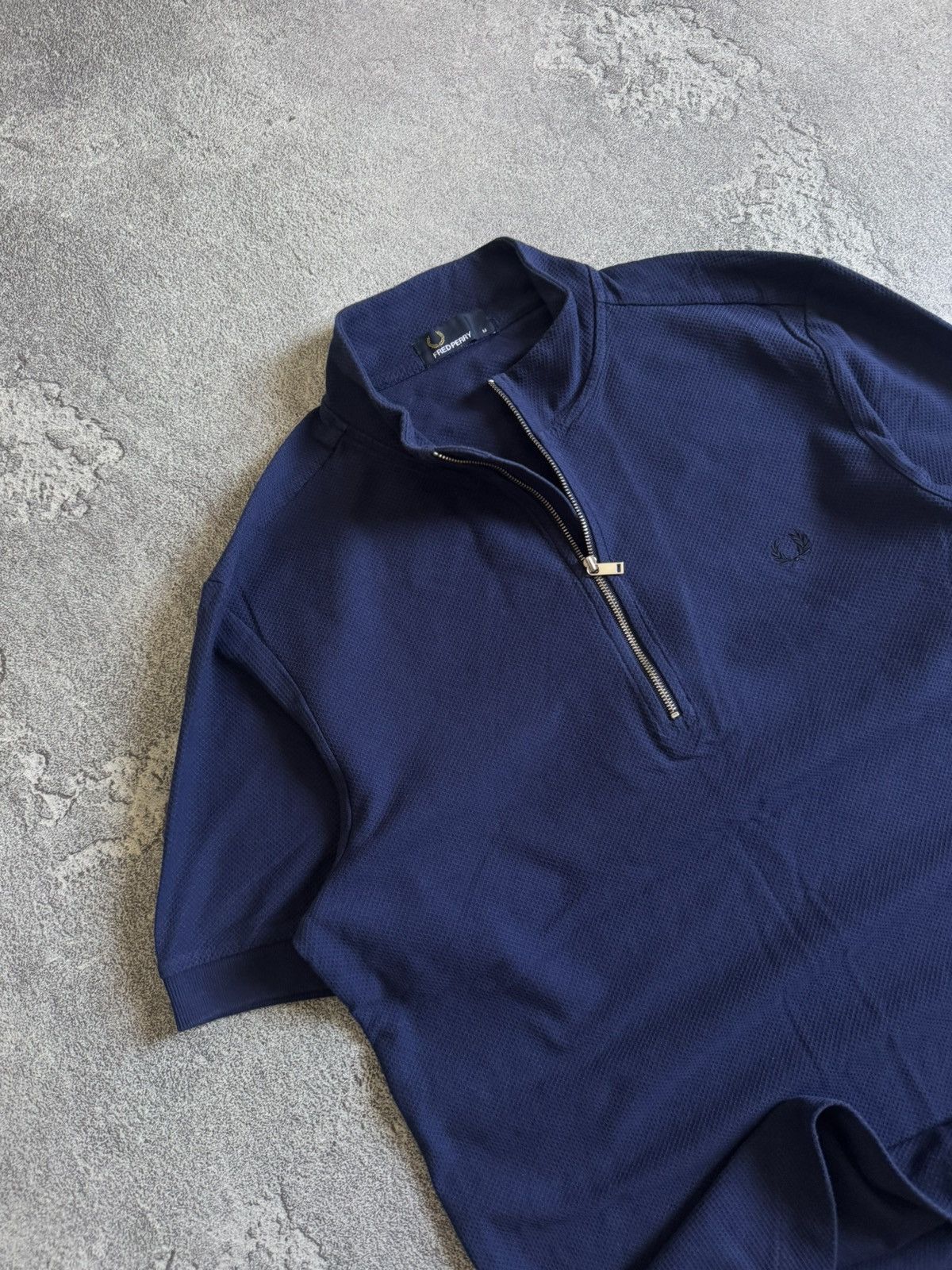 Fred Perry Fred Perry M 1/4 zip polo tee t-shirt casual old money Size US M / EU 48-50 / 2 - 2 Thumbnail