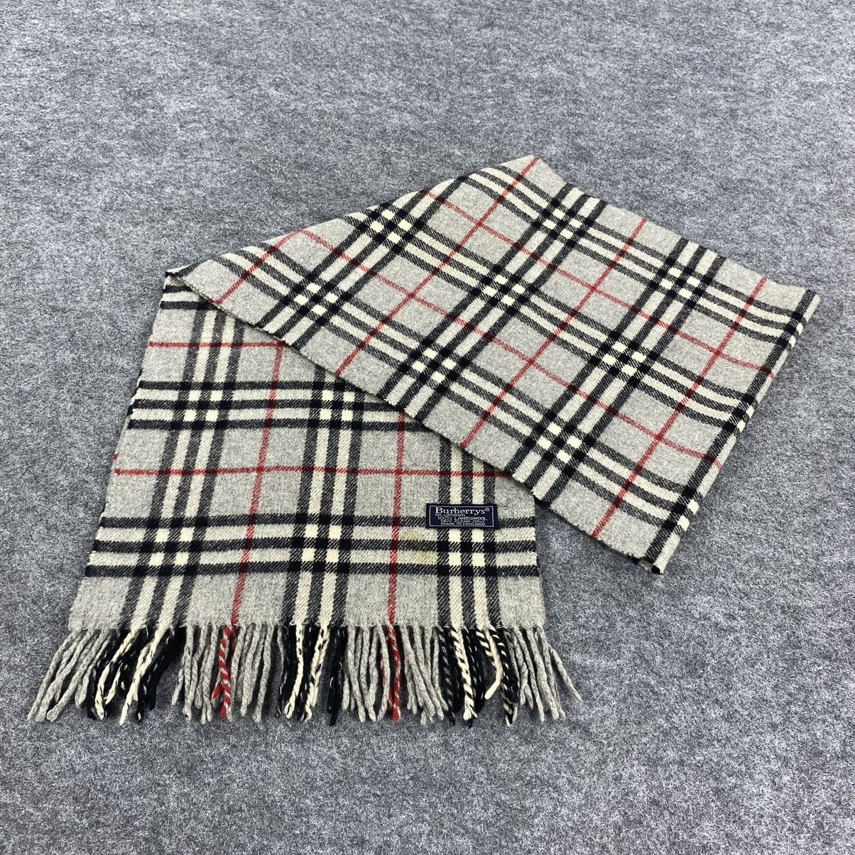 Burberry × Vintage Burberry Scarf # Muffler # Neckwear # D005 Size ONE SIZE - 5 Thumbnail