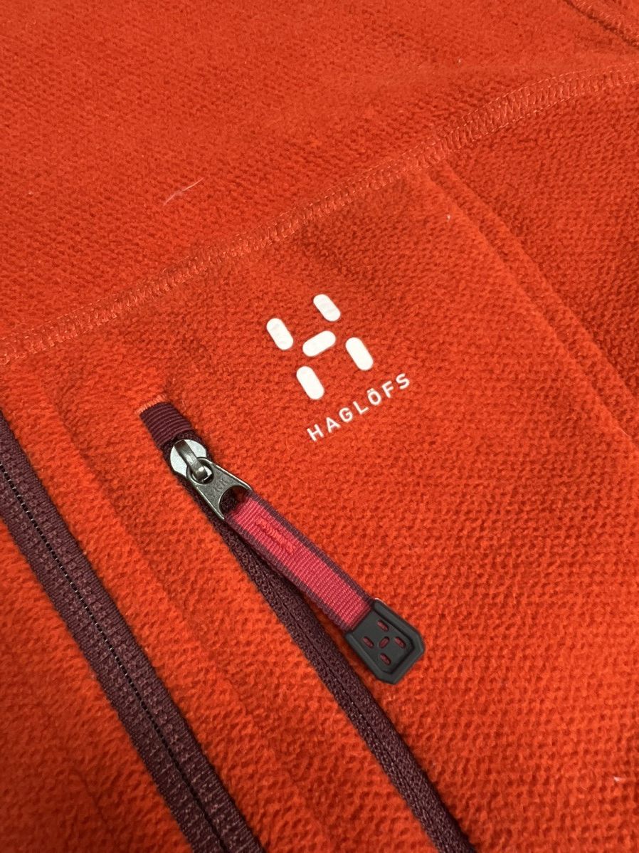 Haglofs × Vintage Haglofs Fleece Vintage Gorpcore Hoodie Zip Polartec Size US S / EU 44-46 / 1 - 3 Thumbnail