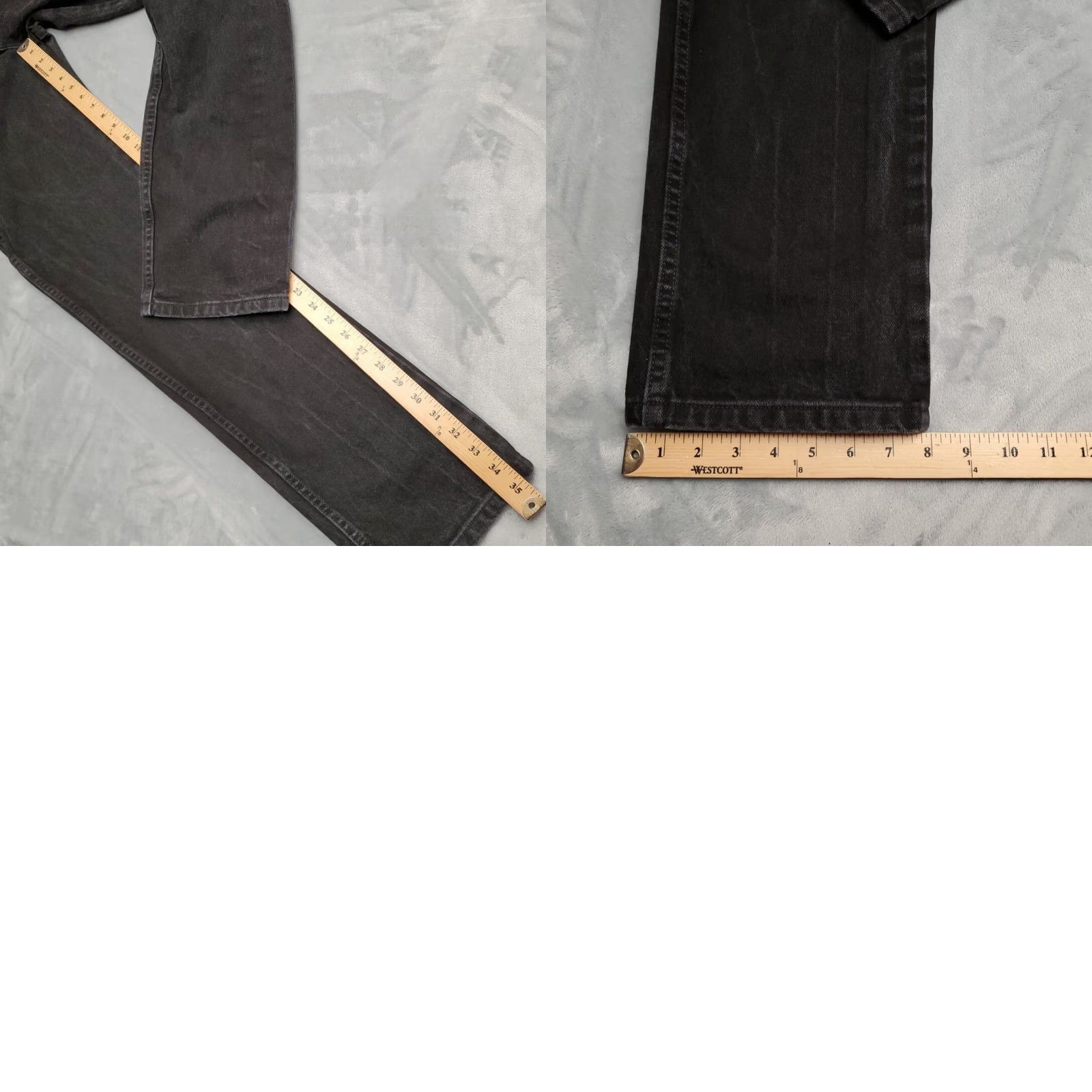 Wrangler Wrangler Jeans Mens 33x36 Black Heavyweight Denim 1013MWZWK Western Cowboy Rodeo Jeans Size US 33 - 9 Thumbnail