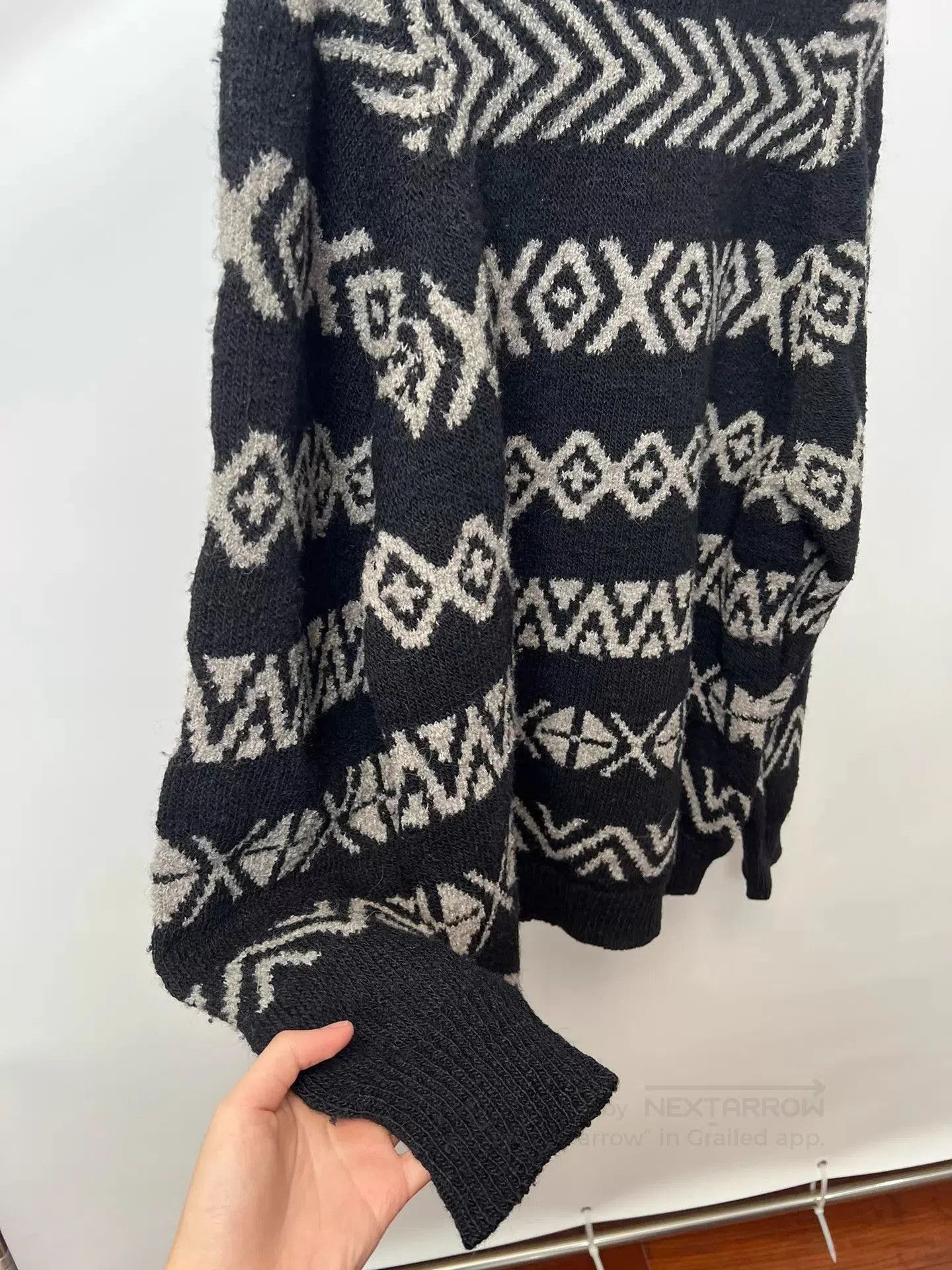 Yohji Yamamoto Patterned Multi-Color Knit Sweater. Size US XL / EU 56 / 4 - 4 Thumbnail