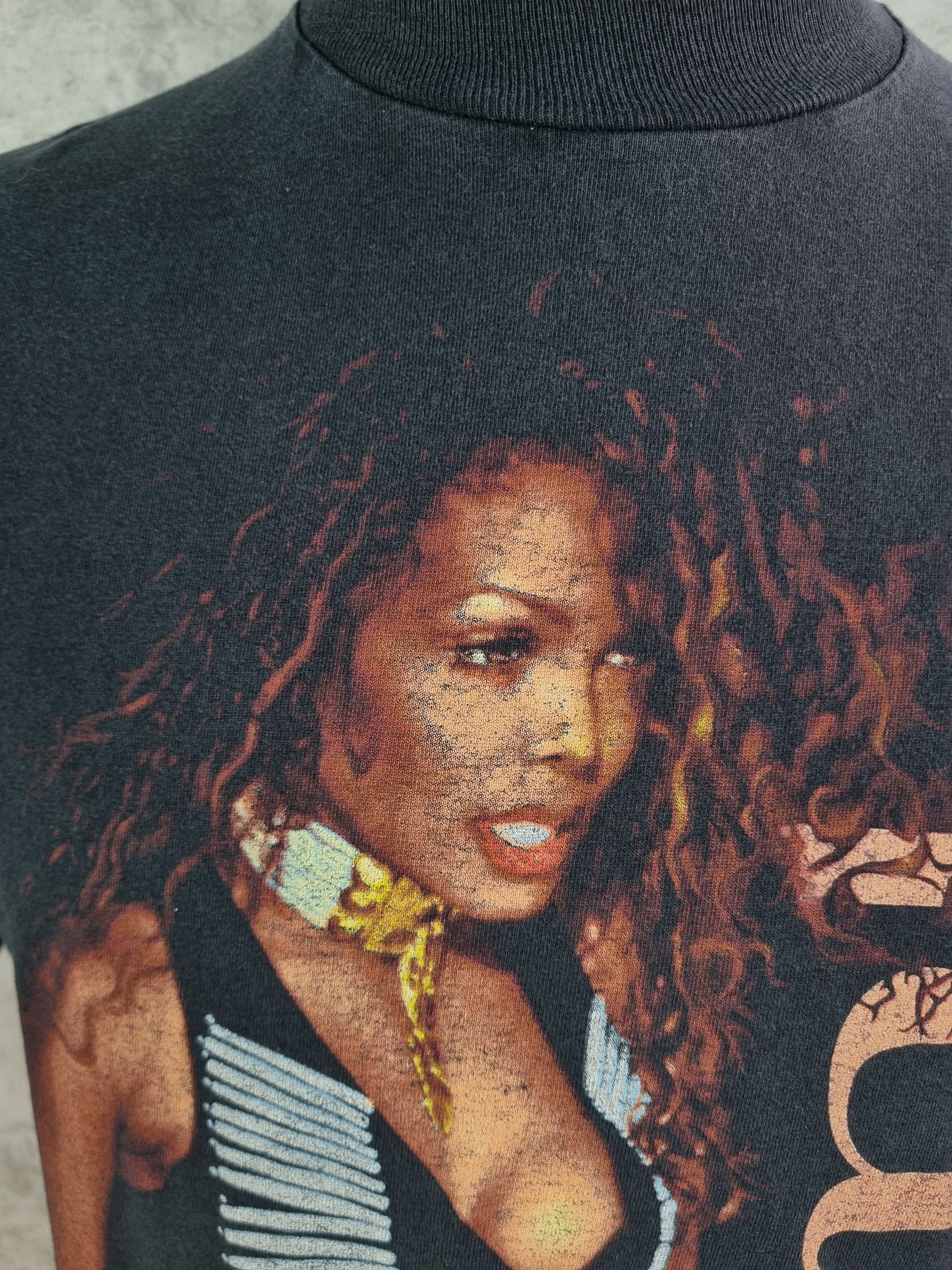 Band Tees × Vintage Janet World Tour 1995 Big Portret Print Vintage Tee shirt Size US L / EU 52-54 / 3 - 14 Thumbnail