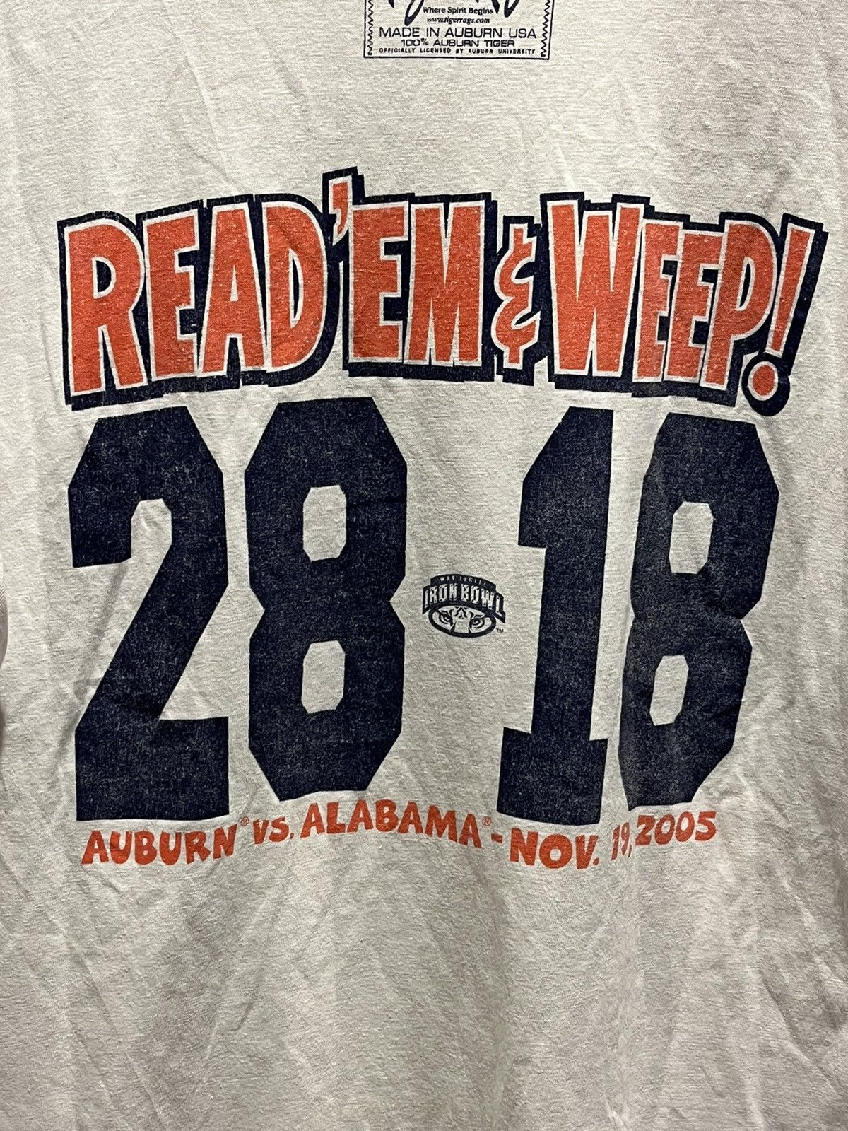 Vintage 2005 Iron Bowl Size US L / EU 52-54 / 3 - 4 Thumbnail