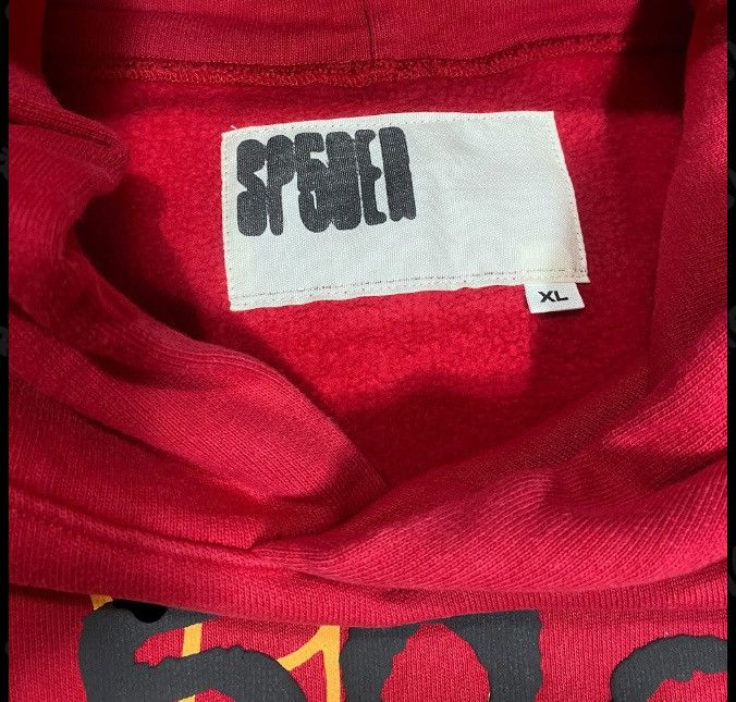 Sp5der × Young Thug Sp5der OG Web V2 Hoodie Red (XL) Size US XL / EU 56 / 4 - 3 Thumbnail