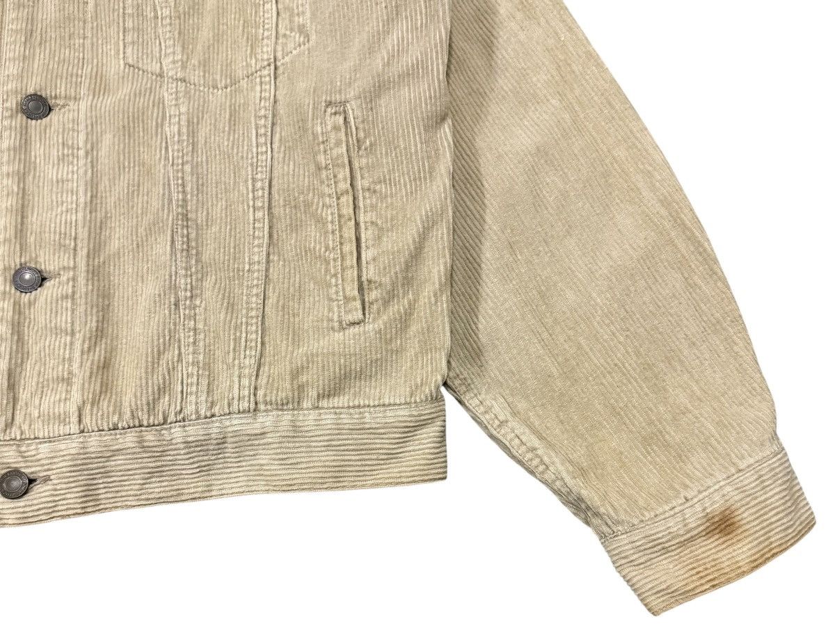 Vintage Lucky Strike Corduroy Trucker Western Jacket