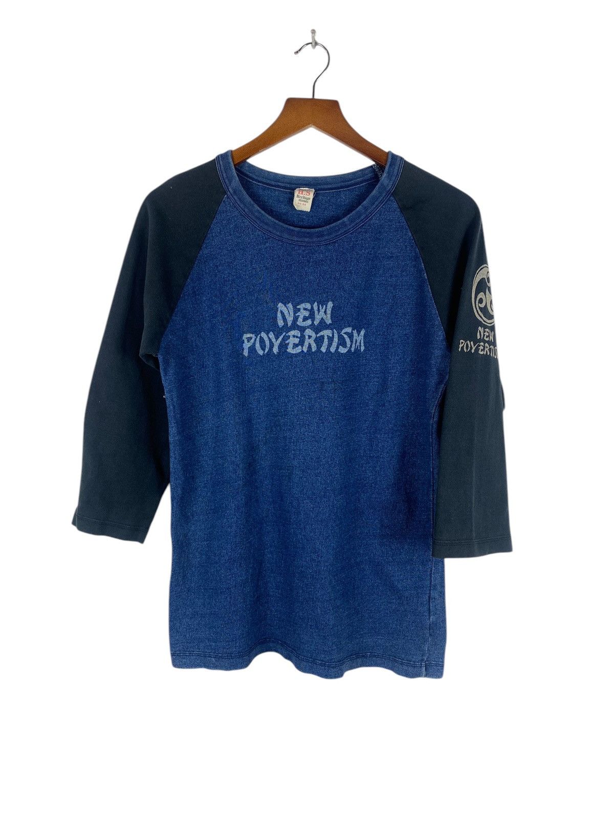 Edition Japan × Indigo × Japanese Brand Vintage New Poyertism Shirt Size US S / EU 44-46 / 1 - 1 Thumbnail