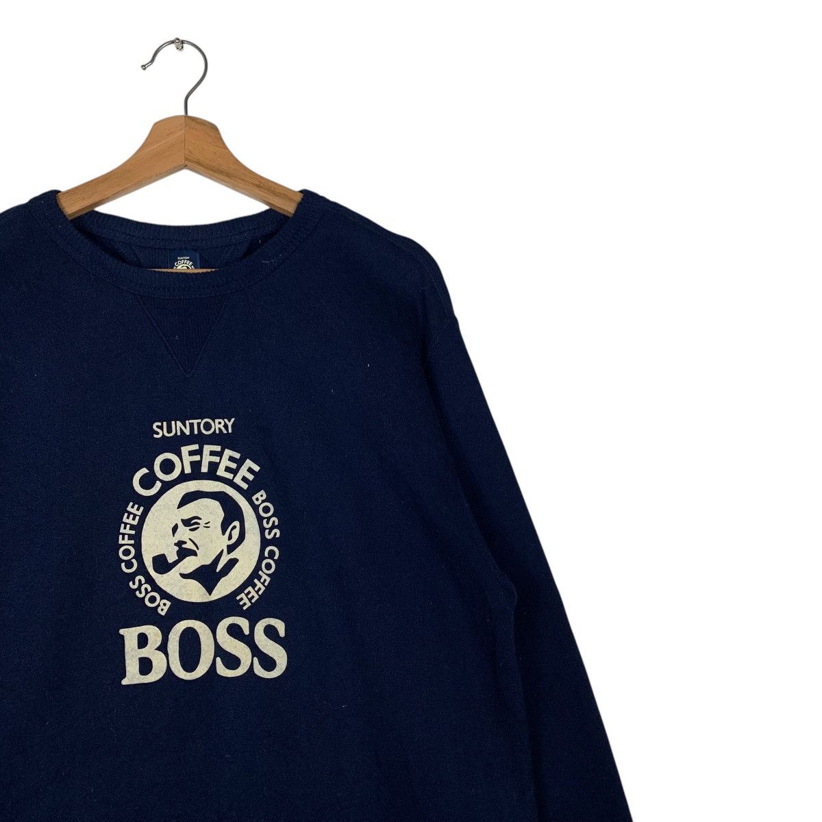 Japanese Brand Suntory Coffee Boss Crewneck Sweatshirt #1450-C65 Size US L / EU 52-54 / 3 - 5 Thumbnail