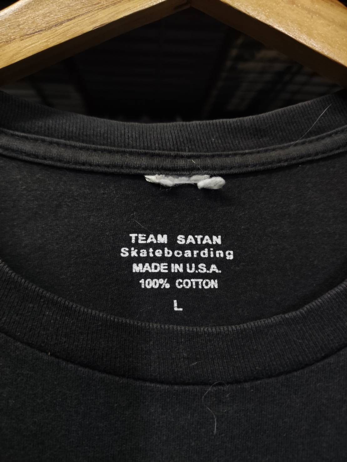 Joy Divizn Team Satan 666 Skateboarding Rhinestone Logo Joy Divizn Ian Size US L / EU 52-54 / 3 - 5 Thumbnail