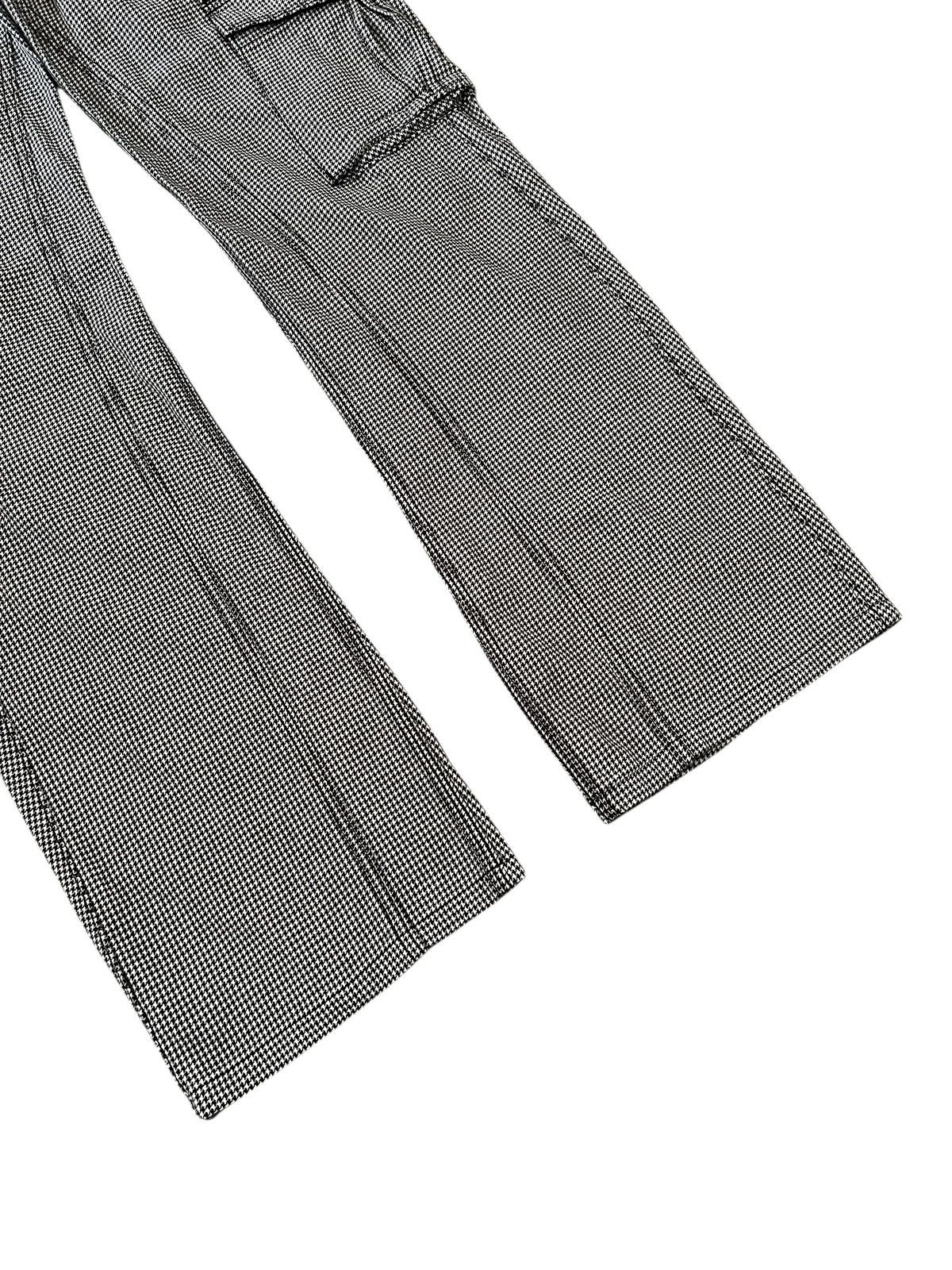 Nicole Club Nicole Club For Men Houndstooth Flare Cargo Pants Size US 35 - 4 Thumbnail