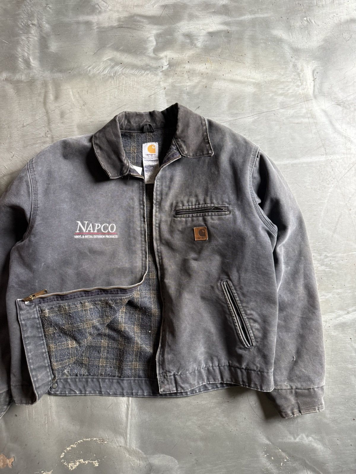 Carhartt Vintage Faded Black Carhartt Detroit Jacket Size US XL / EU 56 / 4 - 4 Thumbnail